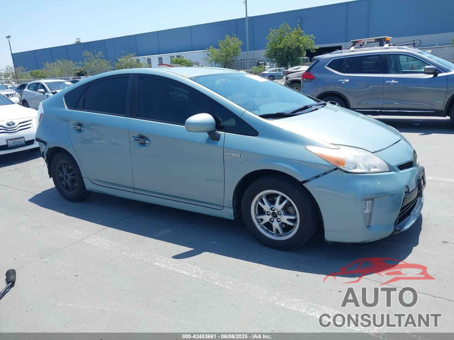 TOYOTA PRIUS 2012 - JTDKN3DU0C5425024