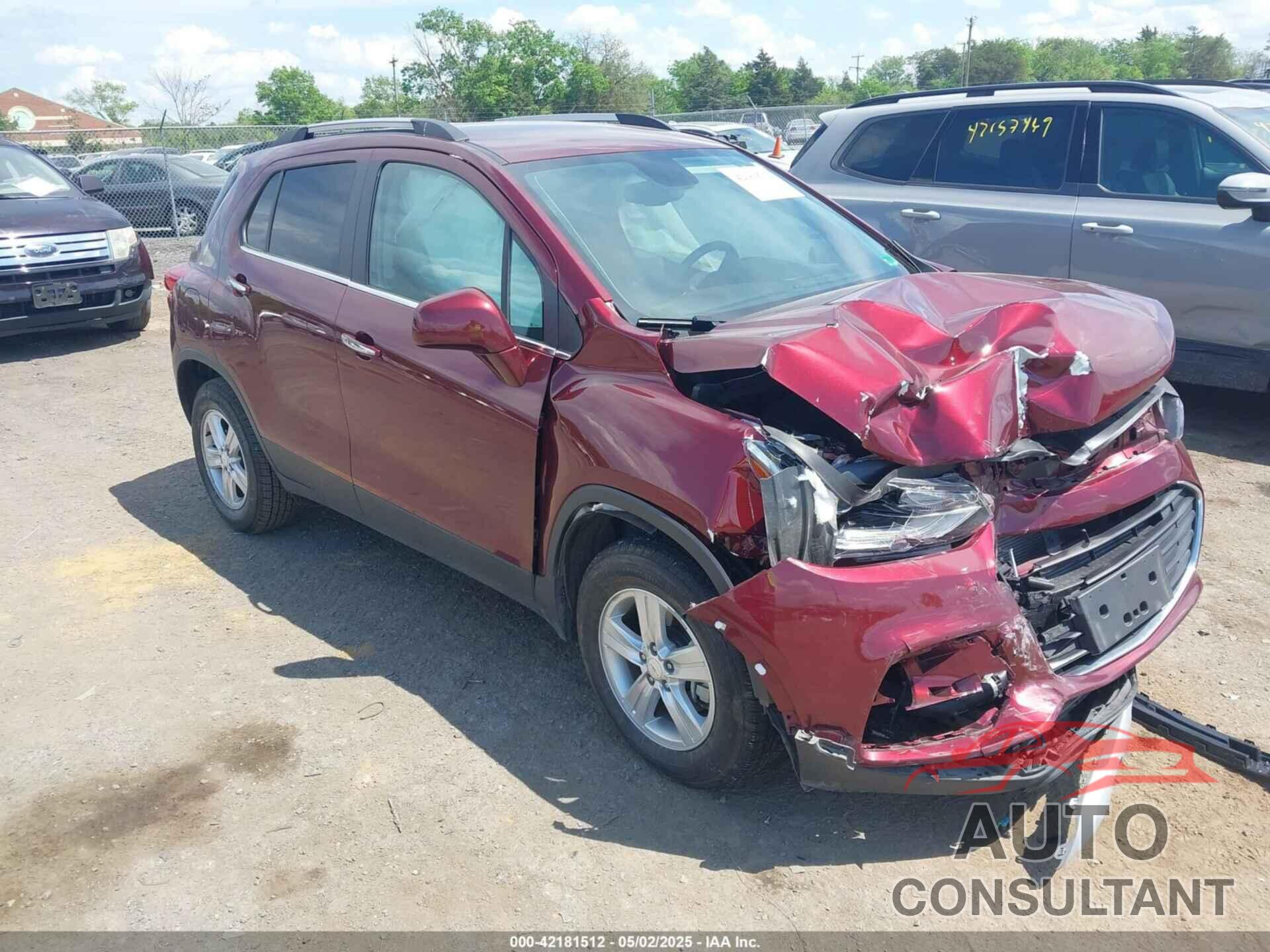 CHEVROLET TRAX 2017 - 3GNCJPSB2HL232848