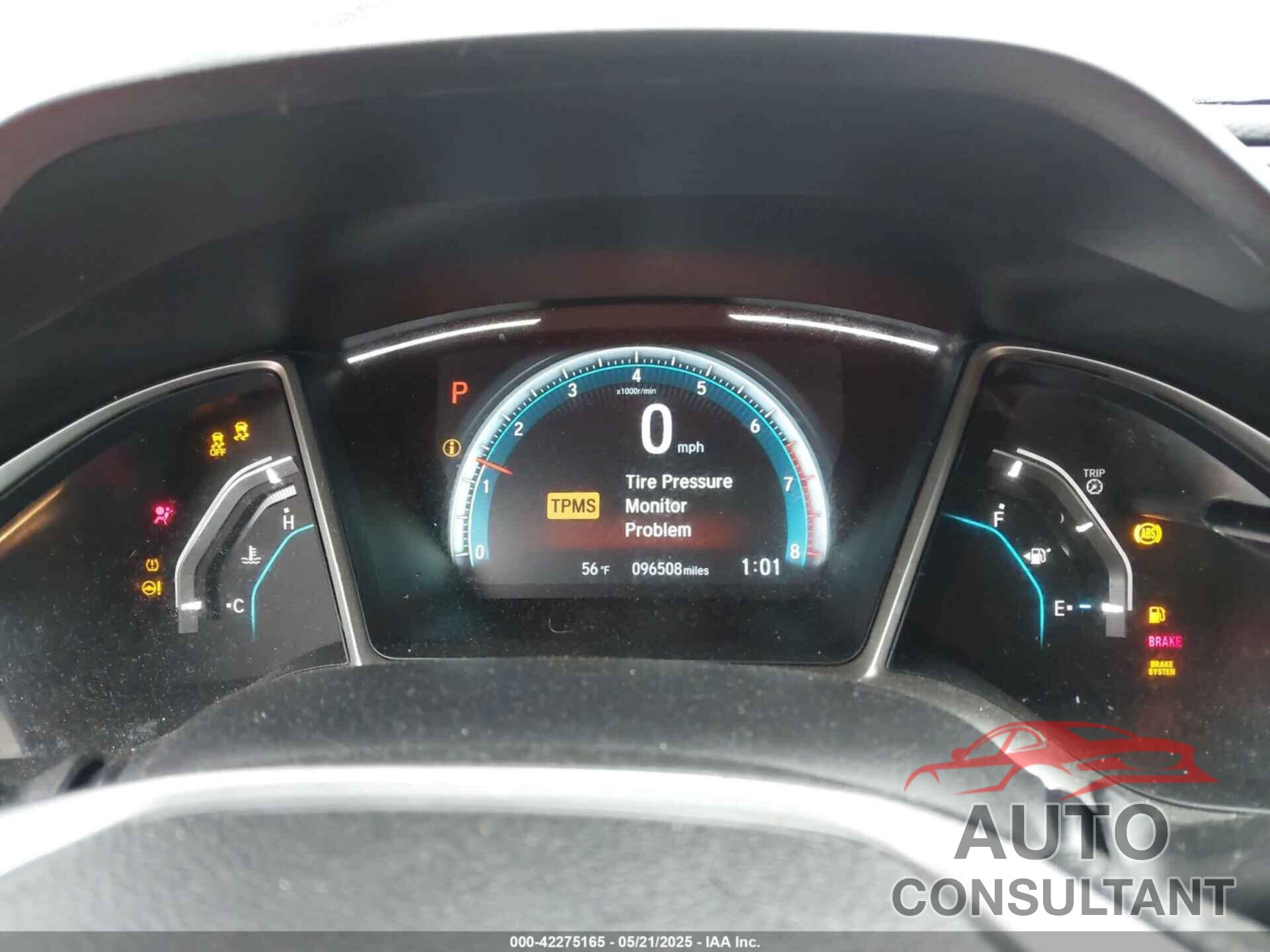 HONDA CIVIC 2017 - 19XFC1F36HE208573