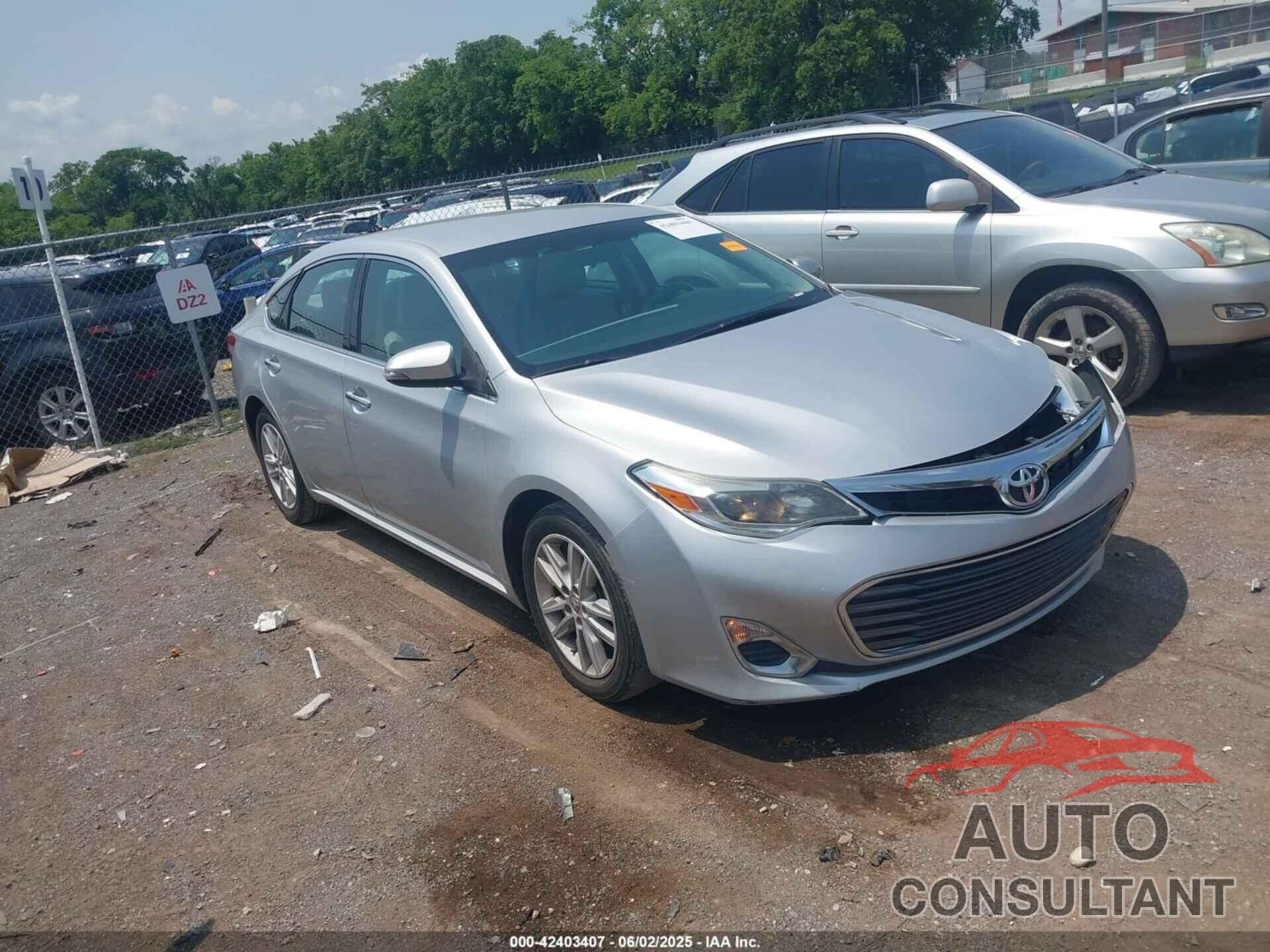 TOYOTA AVALON 2014 - 4T1BK1EBXEU112867