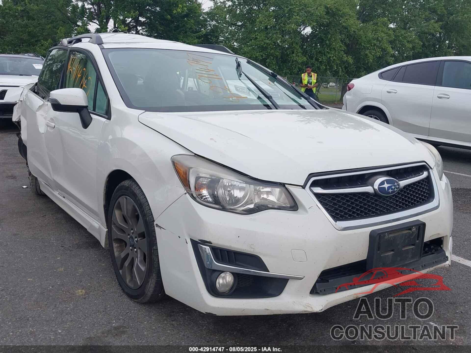 SUBARU IMPREZA 2016 - JF1GPAU64GH215462
