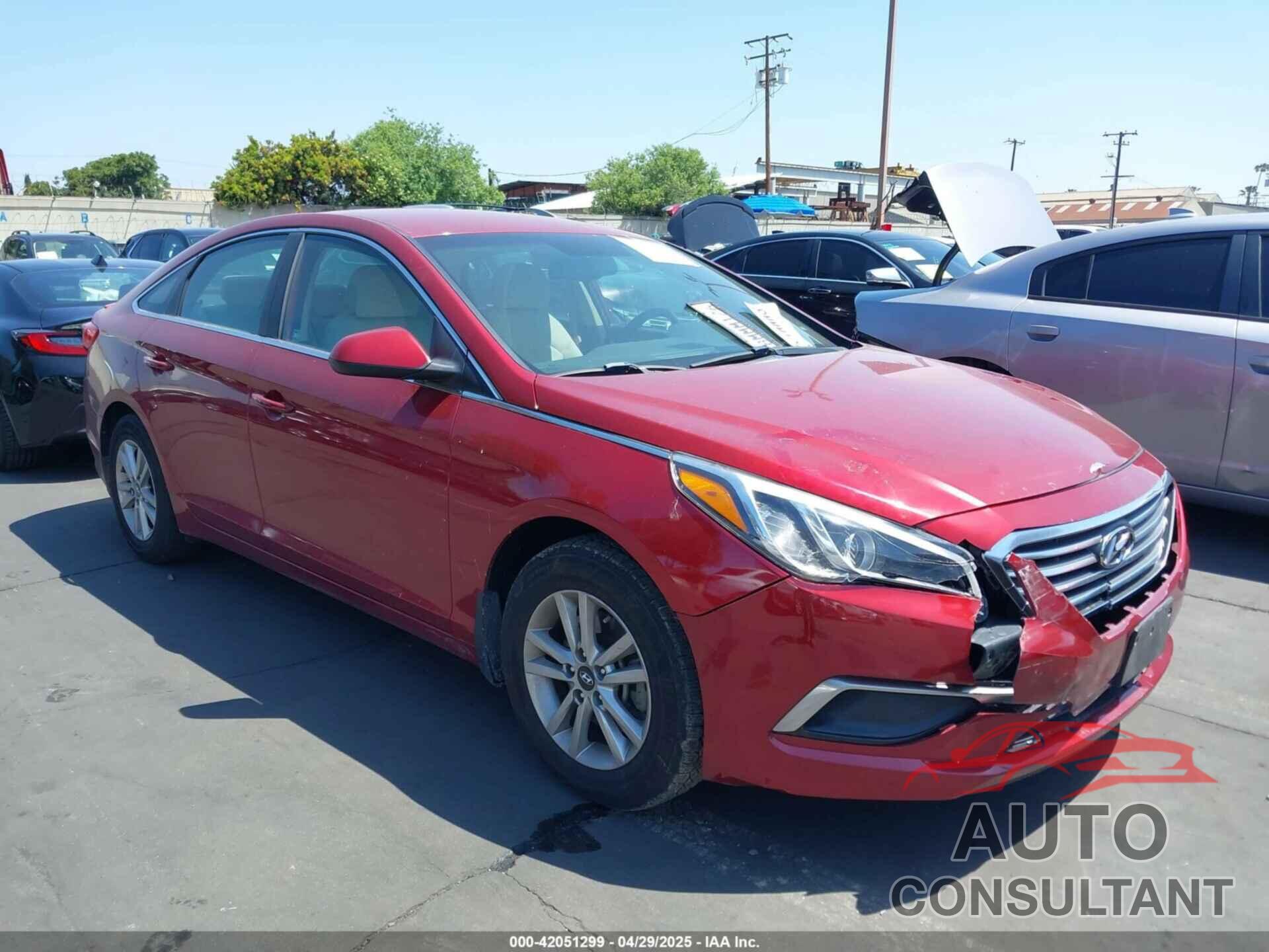 HYUNDAI SONATA 2016 - 5NPE24AF0GH379413