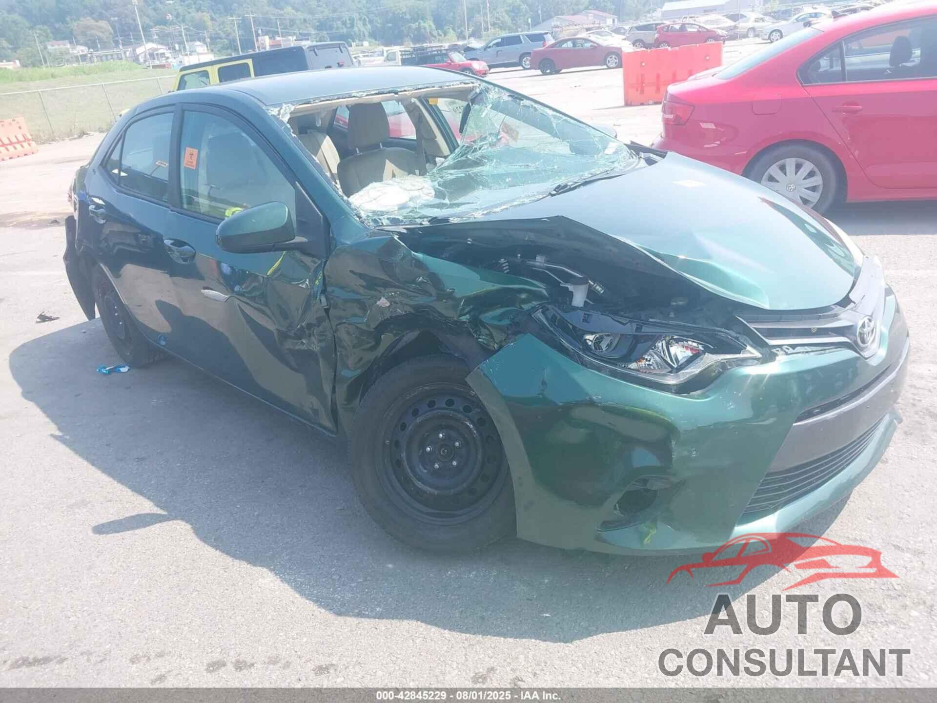 TOYOTA COROLLA 2016 - 2T1BURHE6GC702910