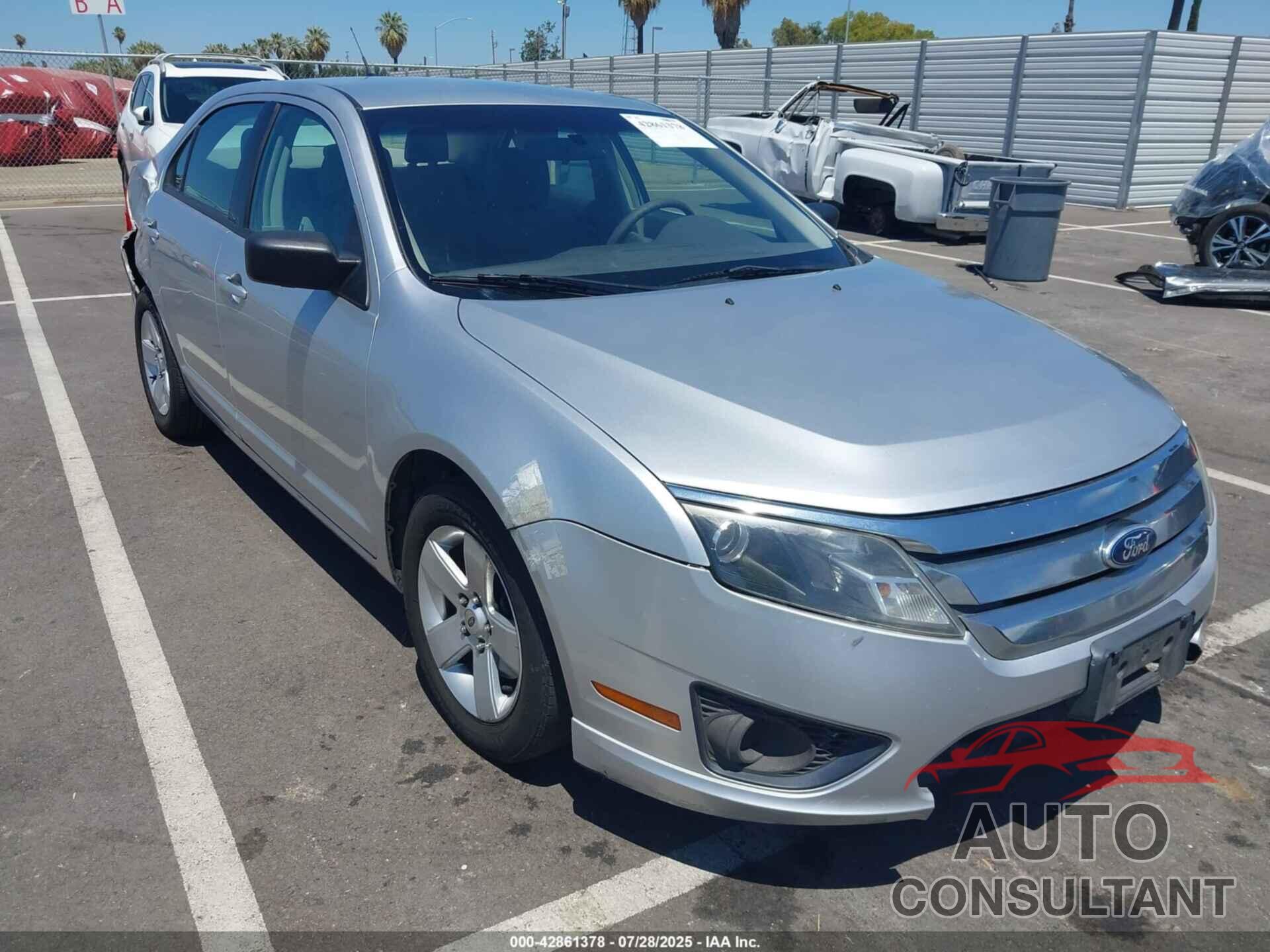 FORD FUSION 2012 - 3FAHP0GA5CR296625