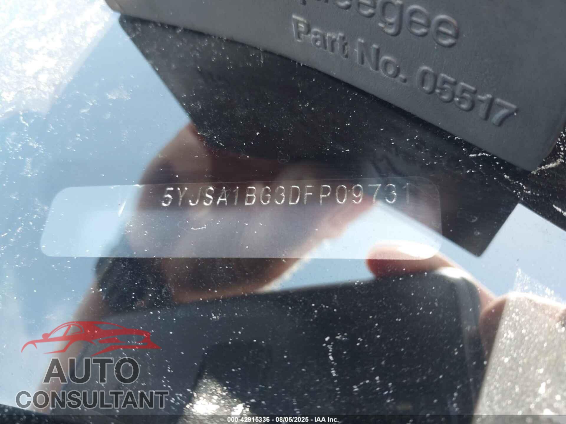 TESLA MODEL S 2013 - 5YJSA1BG3DFP09731