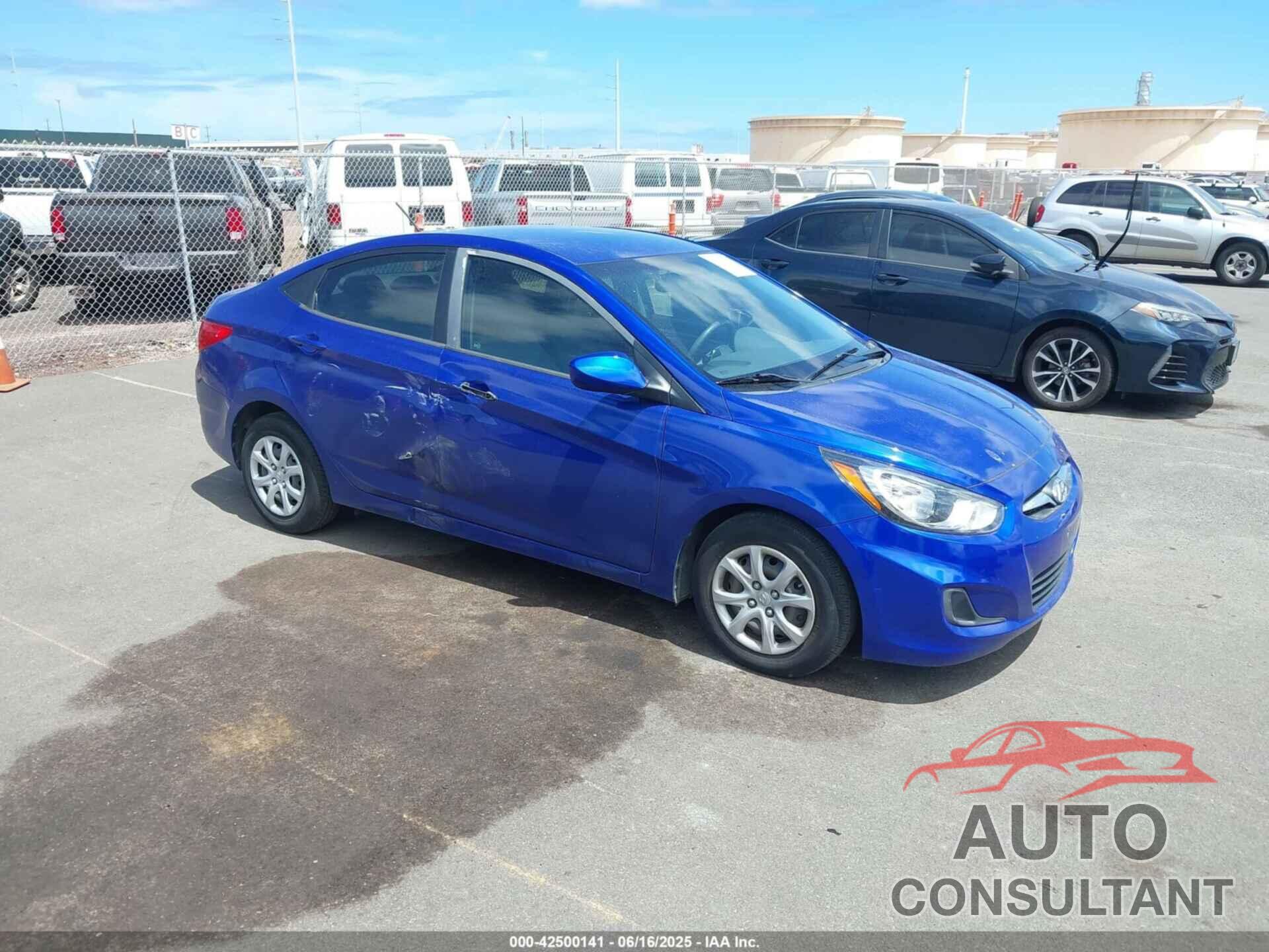 HYUNDAI ACCENT 2013 - KMHCT4AE9DU303939