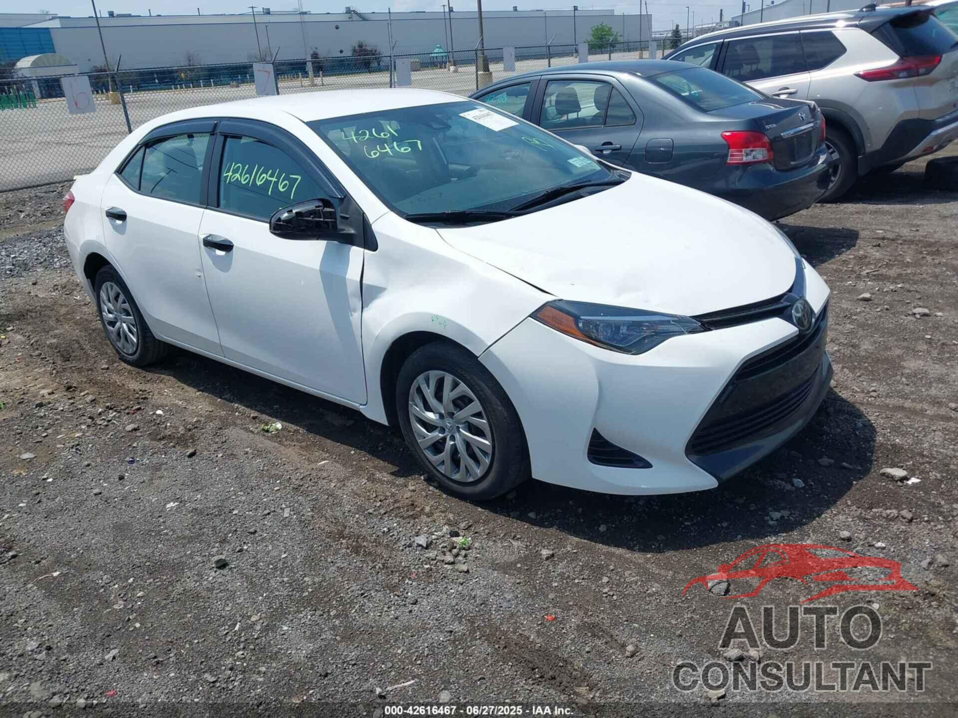 TOYOTA COROLLA 2018 - 2T1BURHE3JC974760