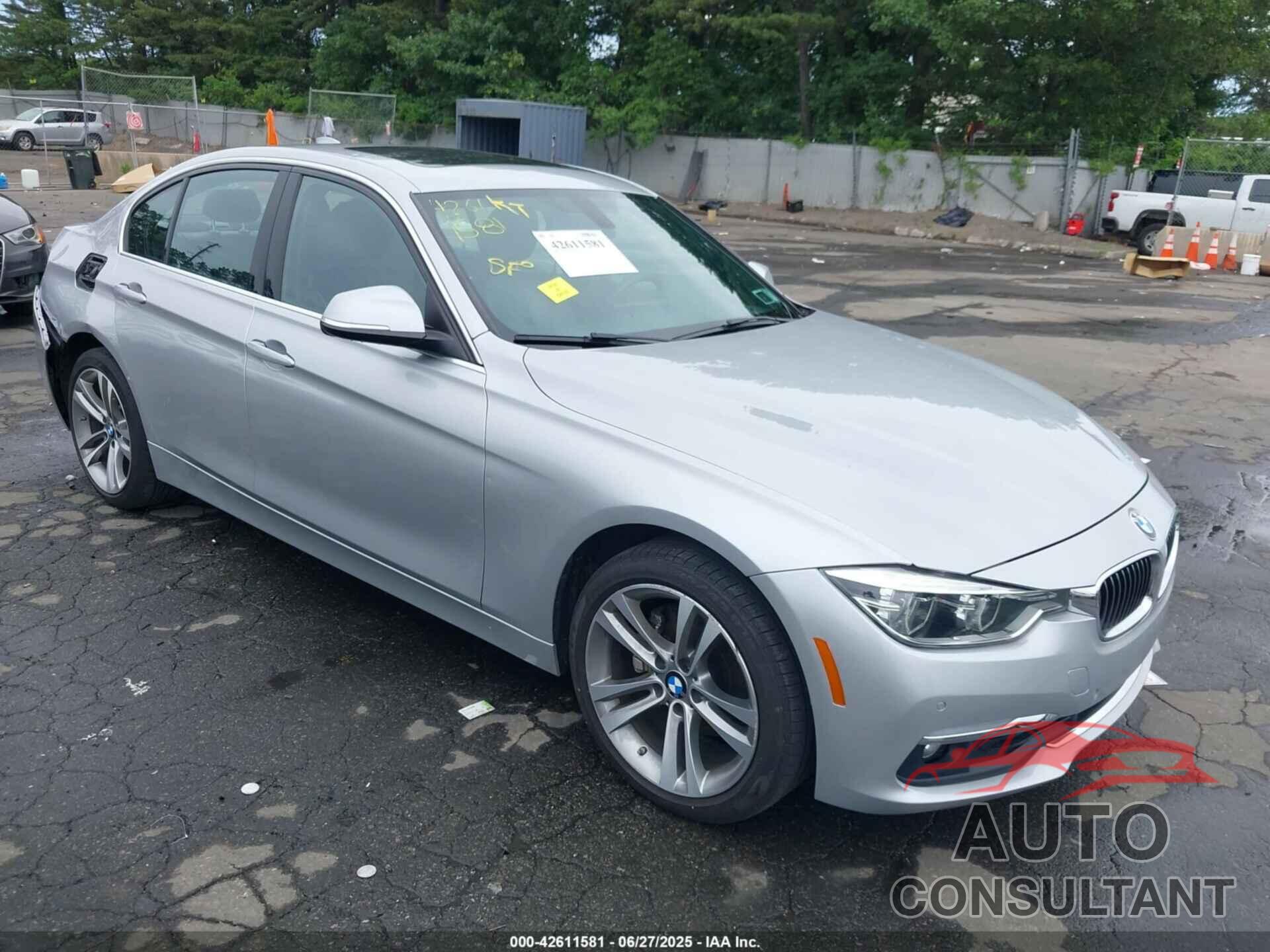 BMW 330I 2017 - WBA8B9G31HNU52441