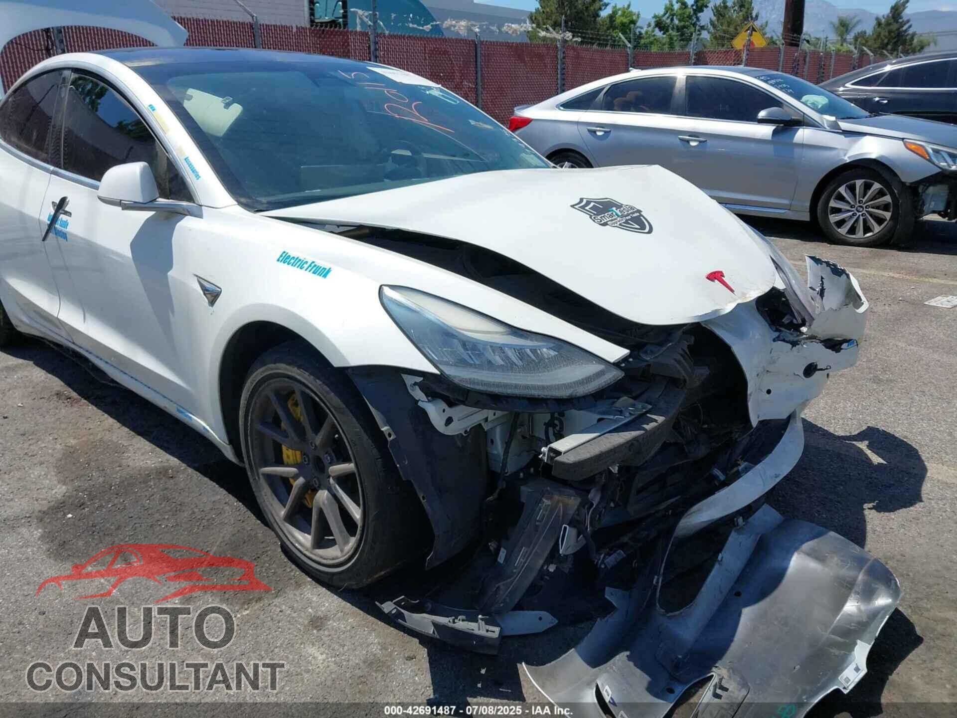 TESLA MODEL 3 2019 - 5YJ3E1EA8KF309791