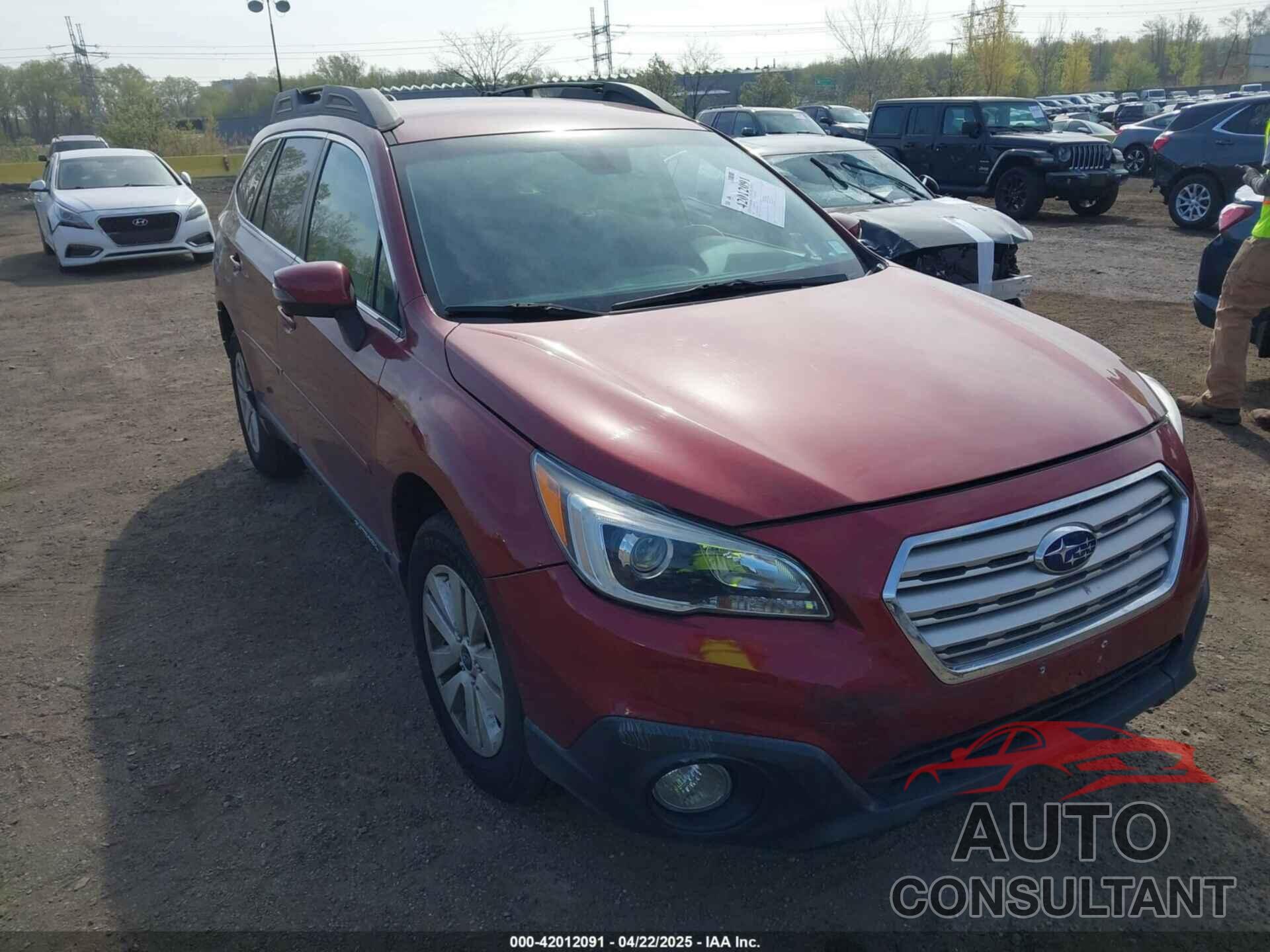 SUBARU OUTBACK 2017 - 4S4BSAFC9H3418315