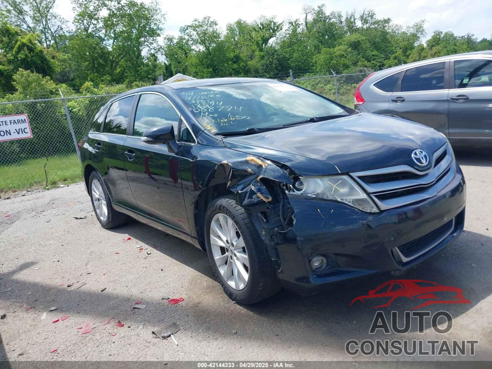 TOYOTA VENZA 2014 - 4T3ZA3BB1EU088774