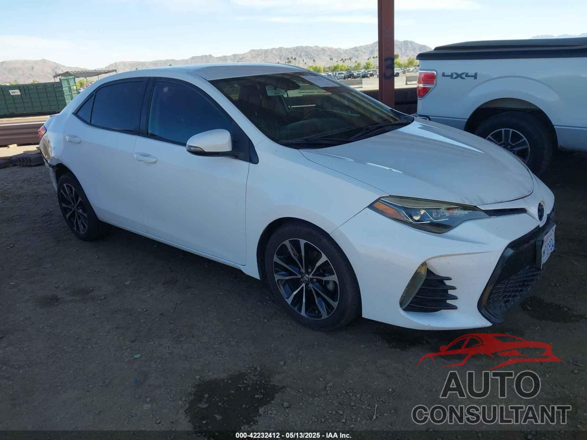 TOYOTA COROLLA 2017 - 2T1BURHE9HC907378