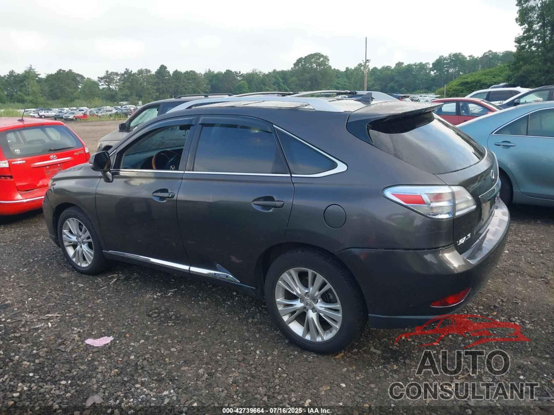 LEXUS RX 450H 2010 - JTJBC1BA2A2409762