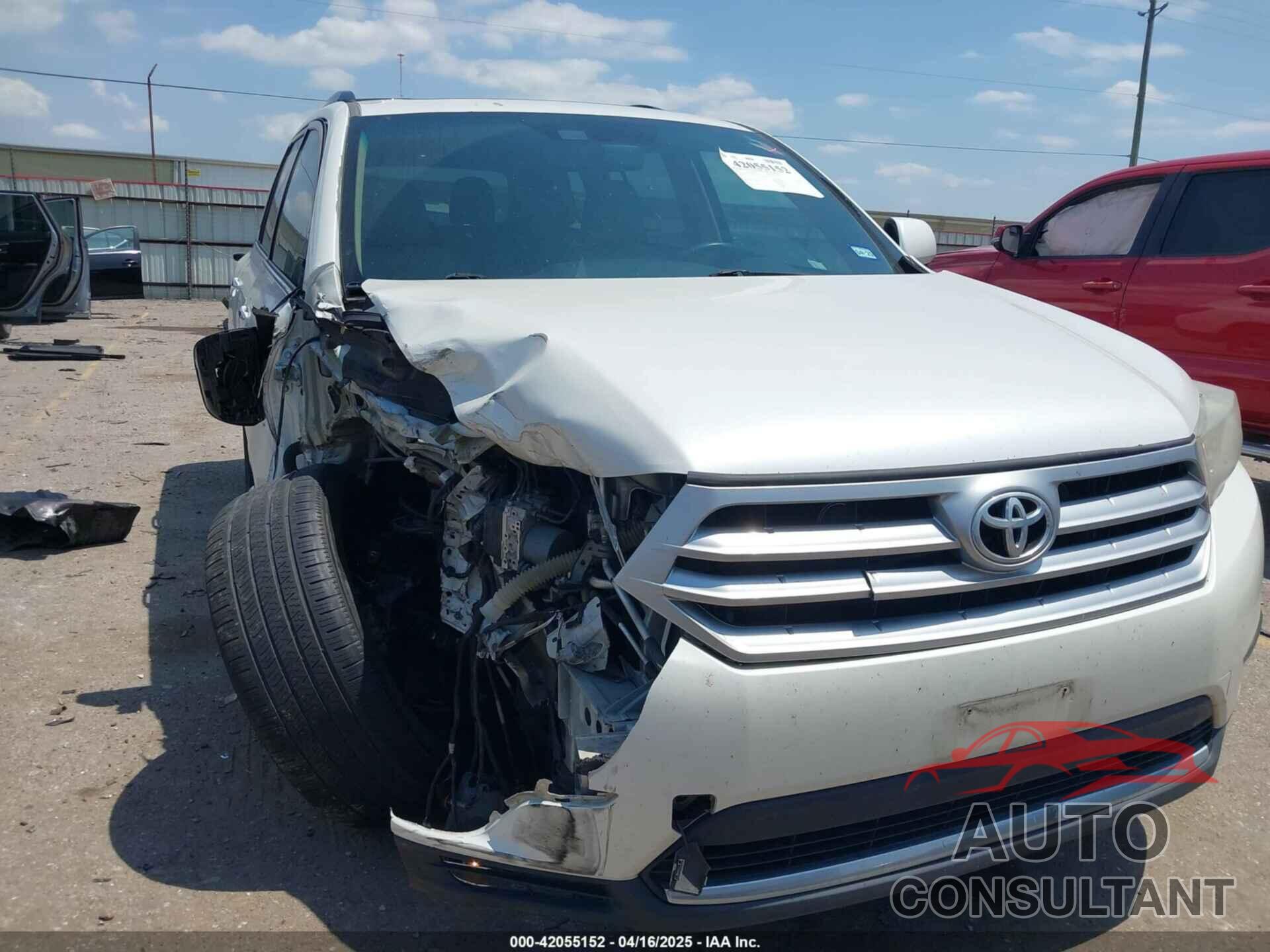 TOYOTA HIGHLANDER 2012 - 5TDYK3EH3CS065133