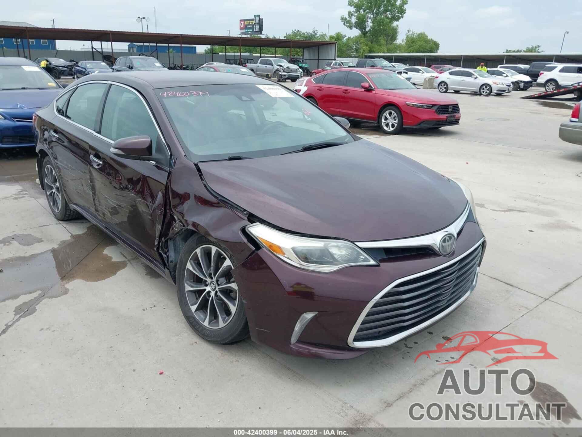 TOYOTA AVALON 2018 - 4T1BK1EB3JU283616