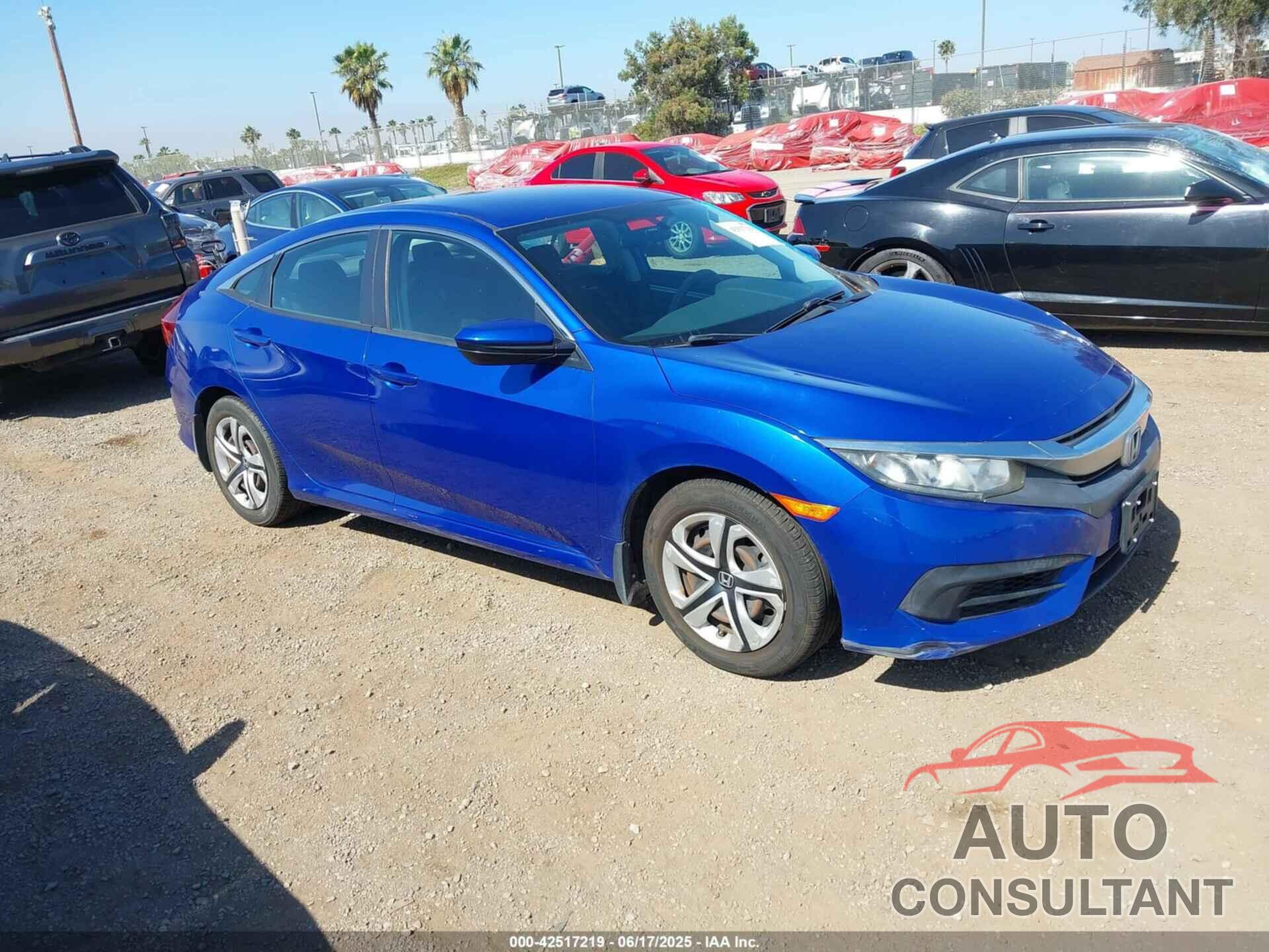 HONDA CIVIC 2016 - 19XFC2F54GE228083
