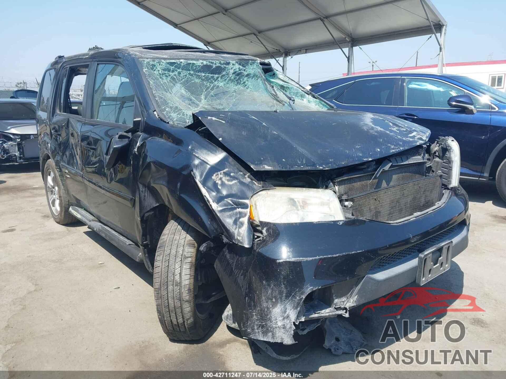 HONDA PILOT 2013 - 5FNYF3H57DB014455