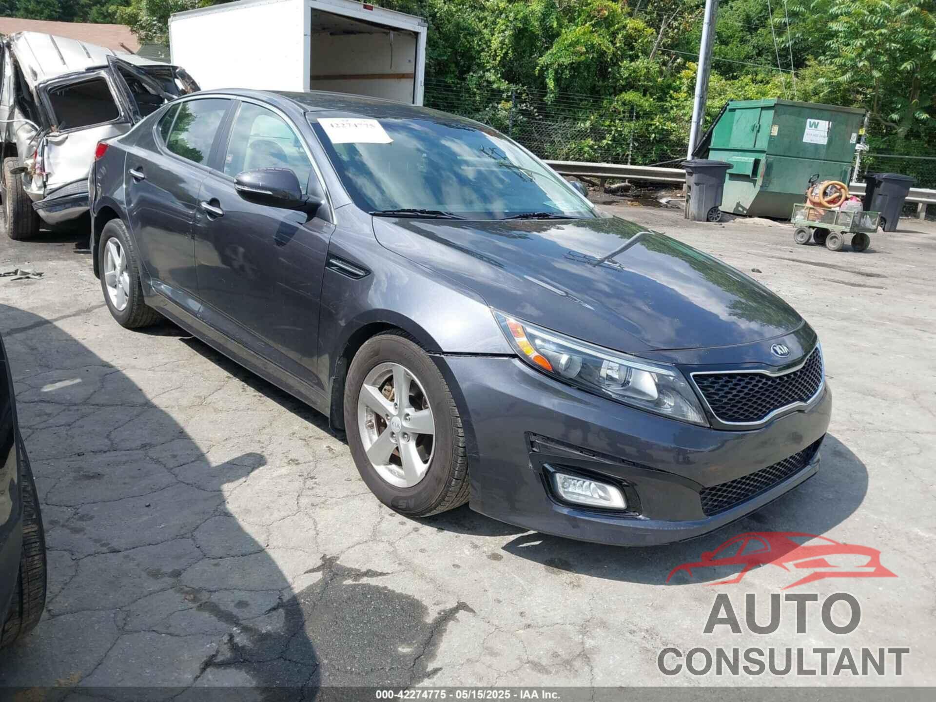 KIA OPTIMA 2015 - KNAGM4A71F5632181