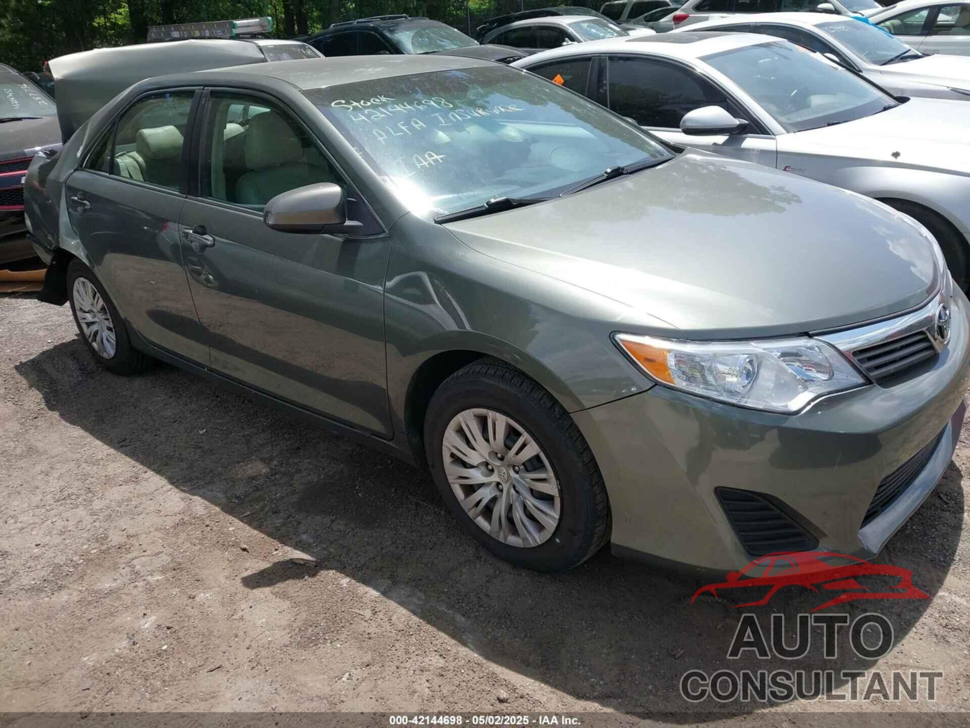 TOYOTA CAMRY 2013 - 4T4BF1FK9DR290194
