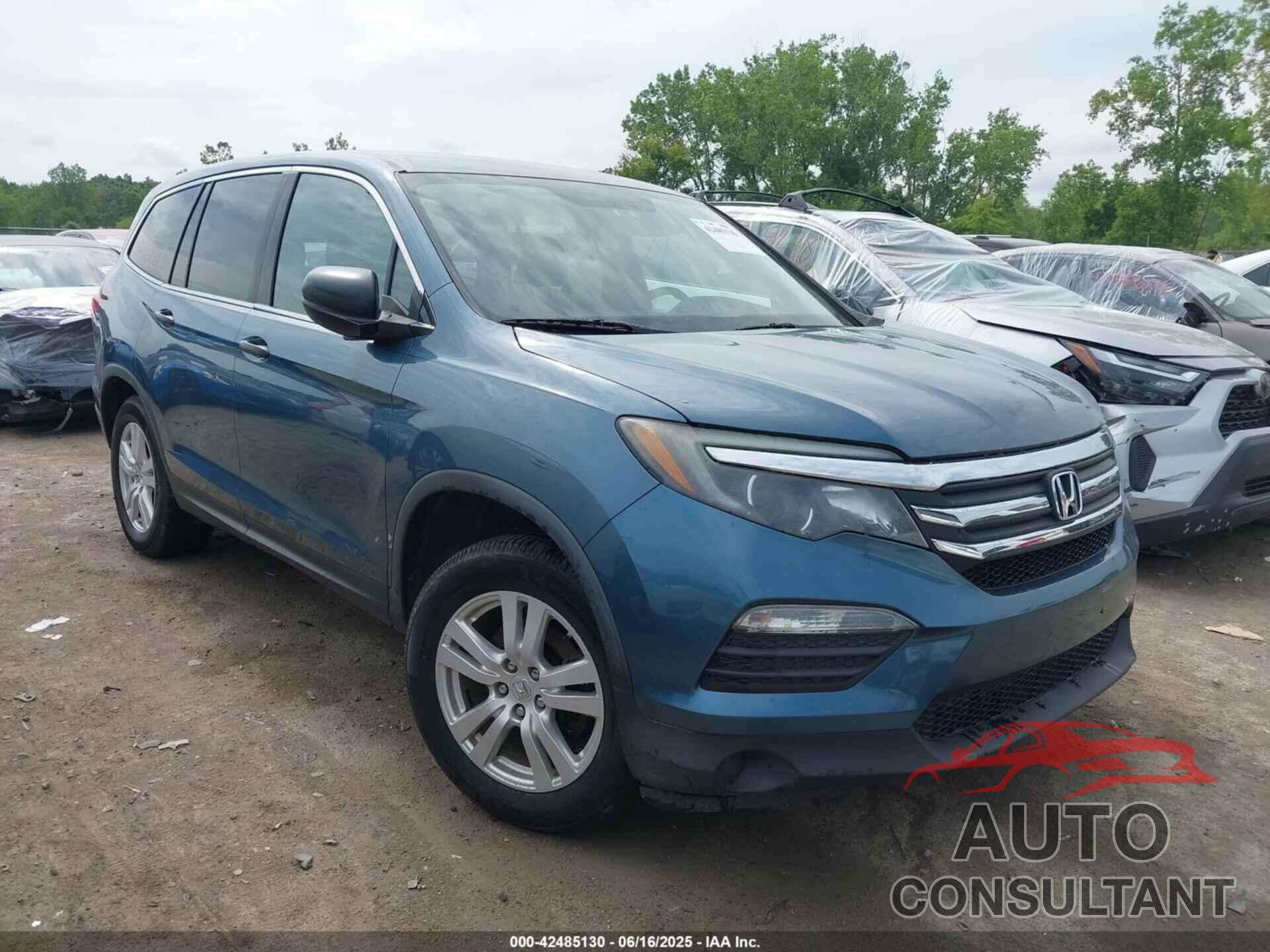 HONDA PILOT 2016 - 5FNYF6H10GB006409