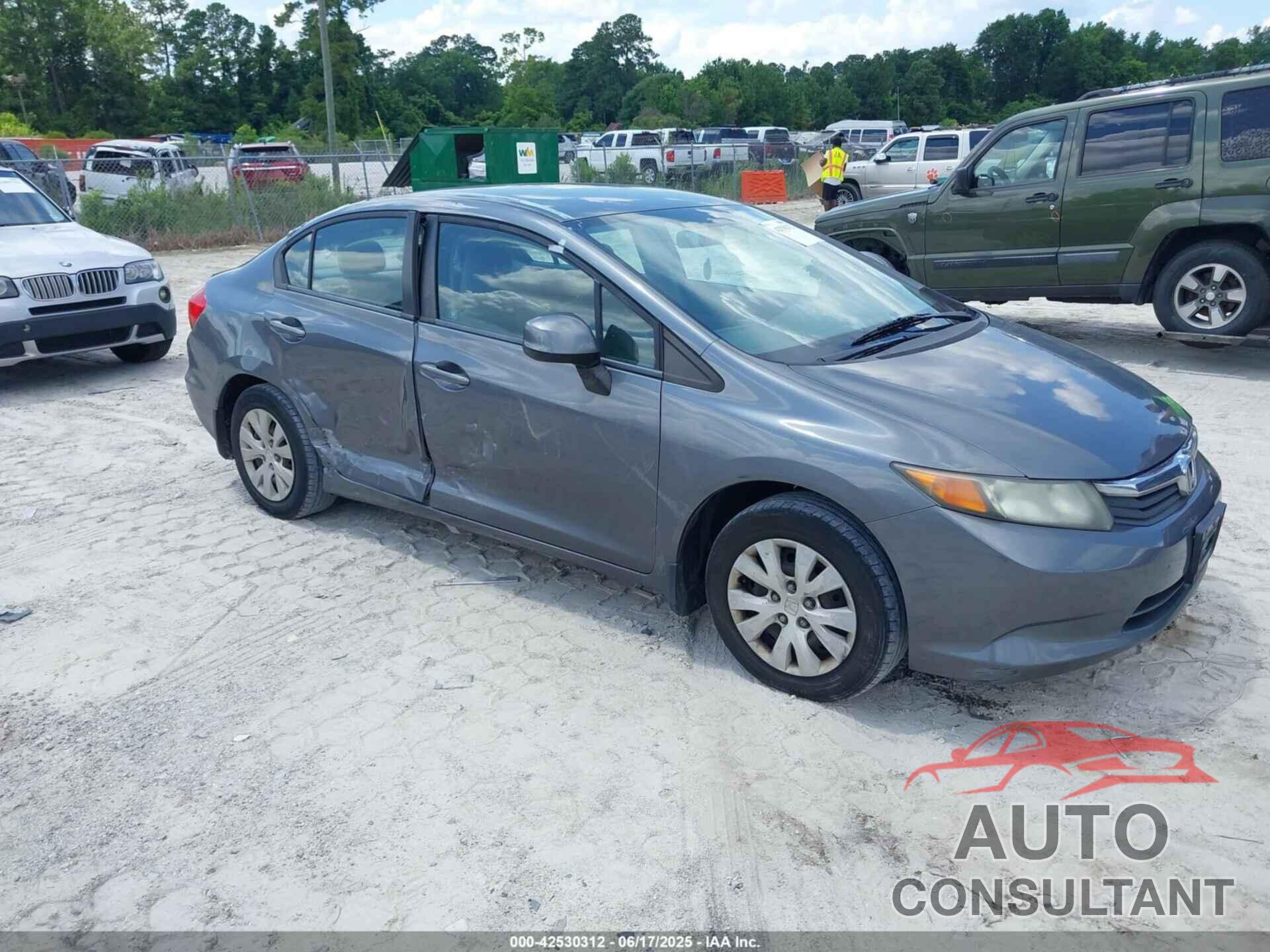 HONDA CIVIC 2012 - 19XFB2E59CE064666