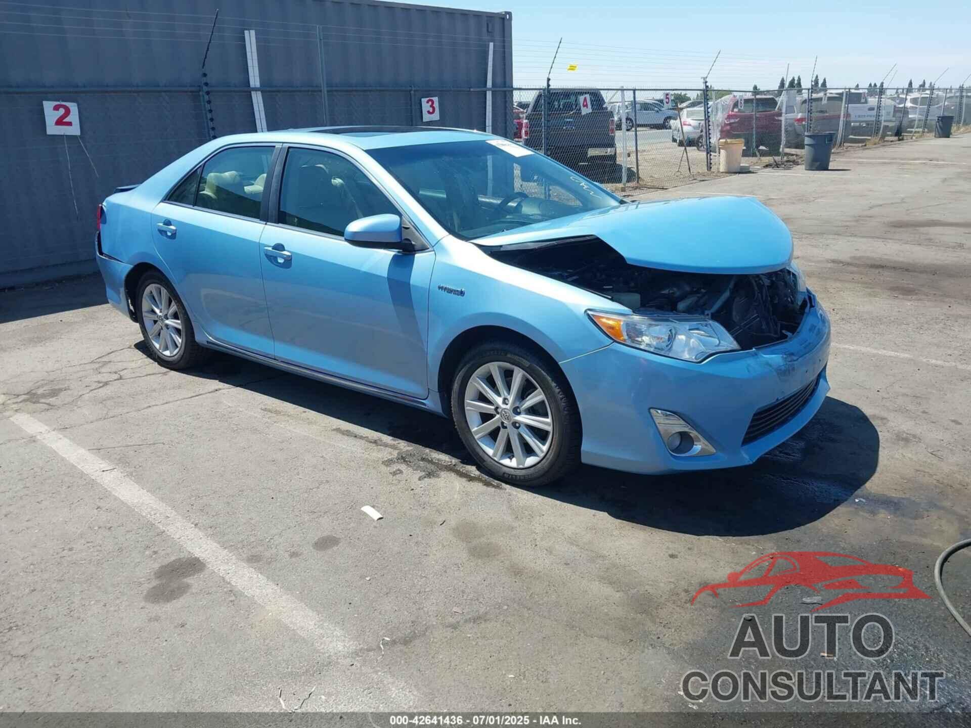 TOYOTA CAMRY HYBRID 2013 - 4T1BD1FK5DU075508