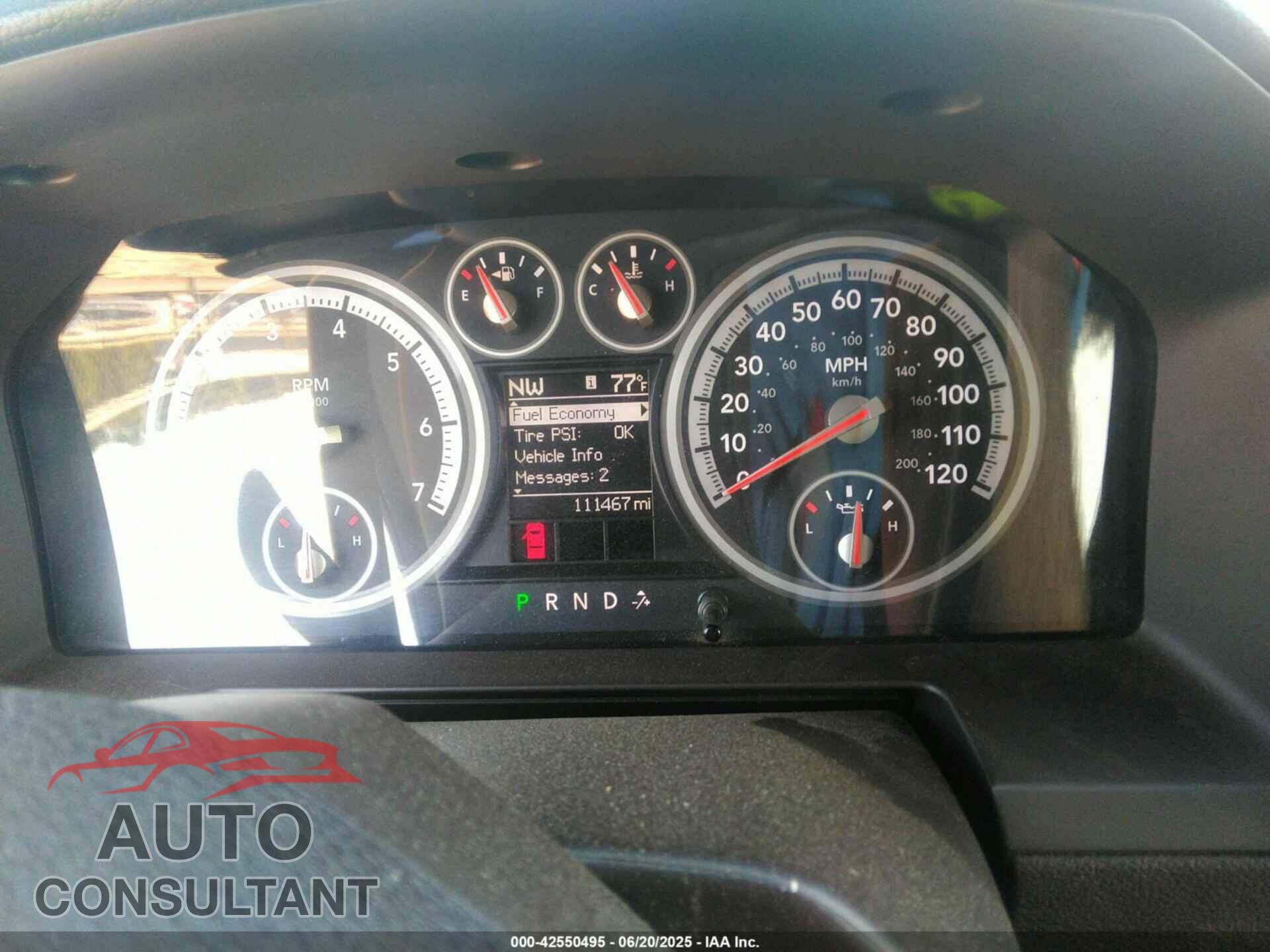DODGE RAM 1500 2012 - 1C6RD7PT0CS211123