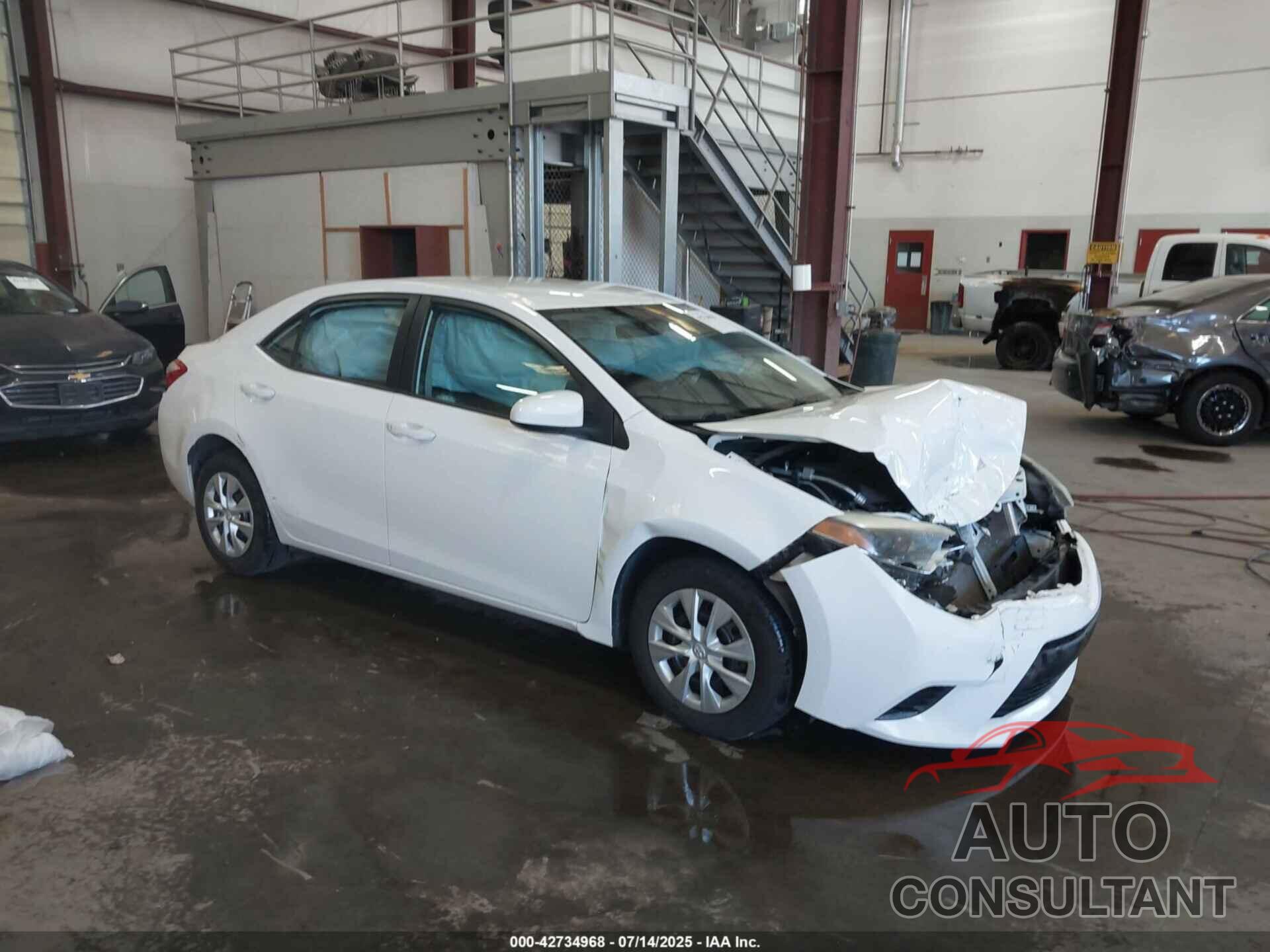 TOYOTA COROLLA 2016 - 2T1BURHE2GC618888