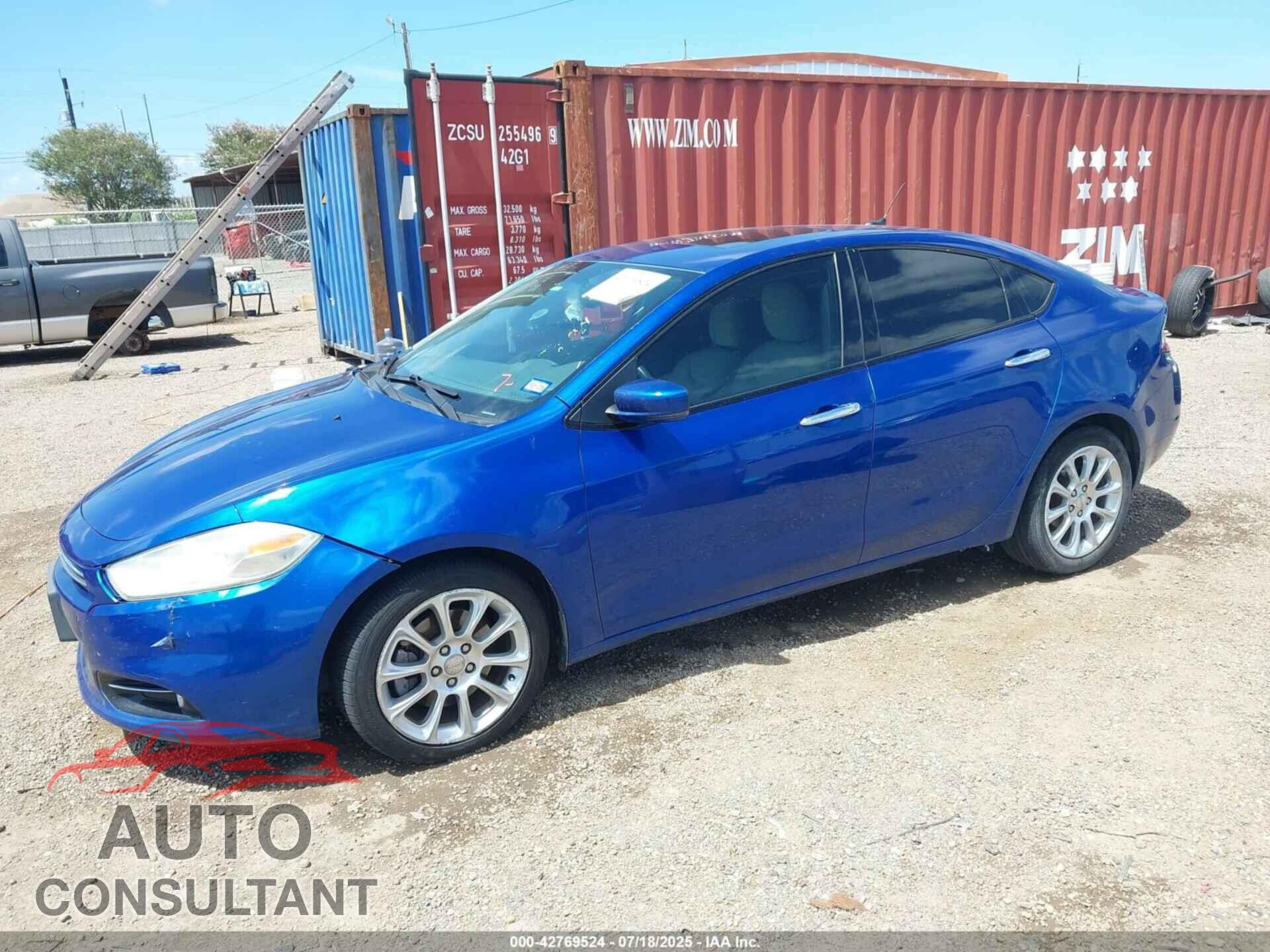 DODGE DART 2013 - 1C3CDFCA1DD329382