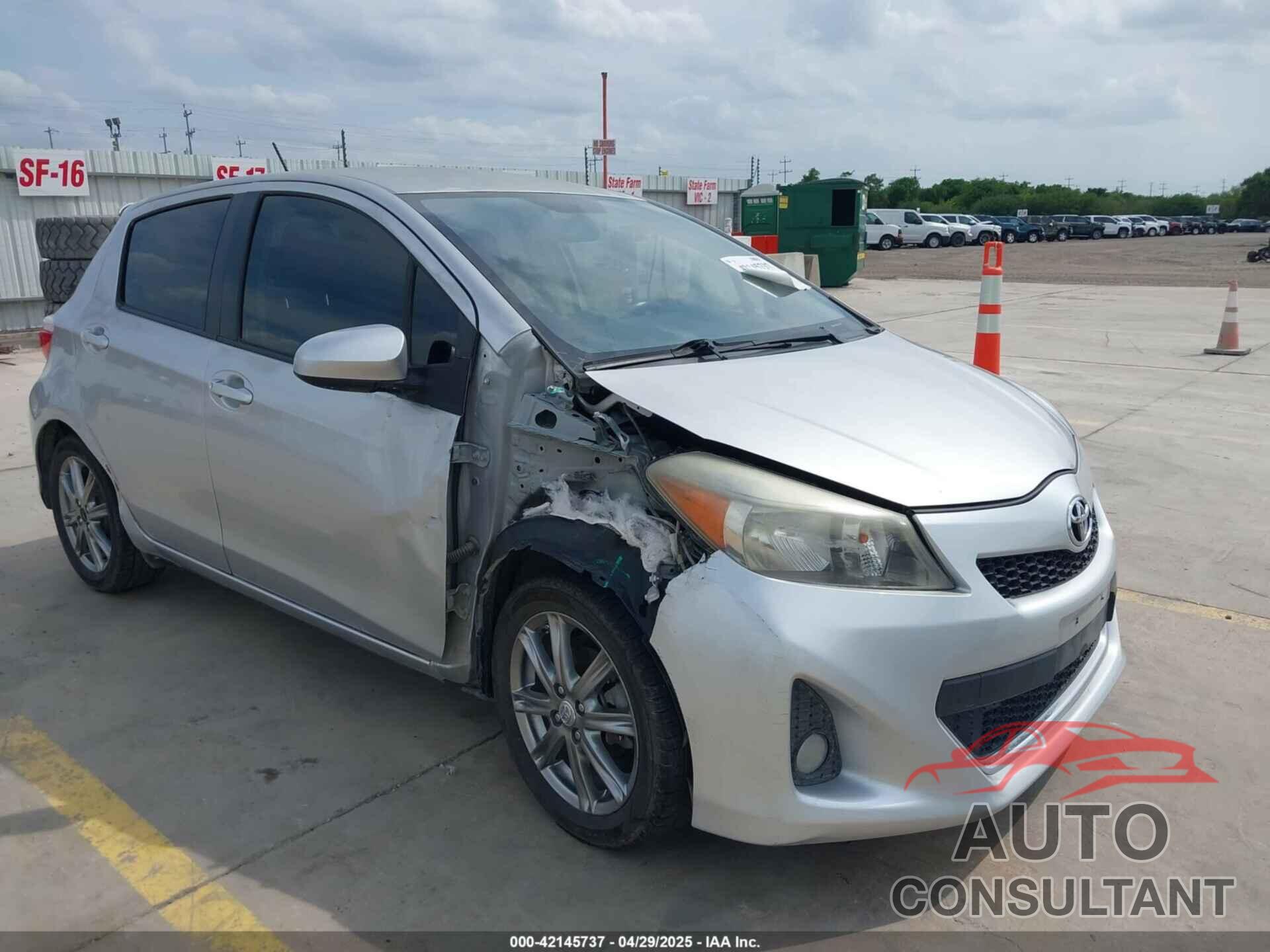 TOYOTA YARIS 2014 - JTDKTUD3XED588260