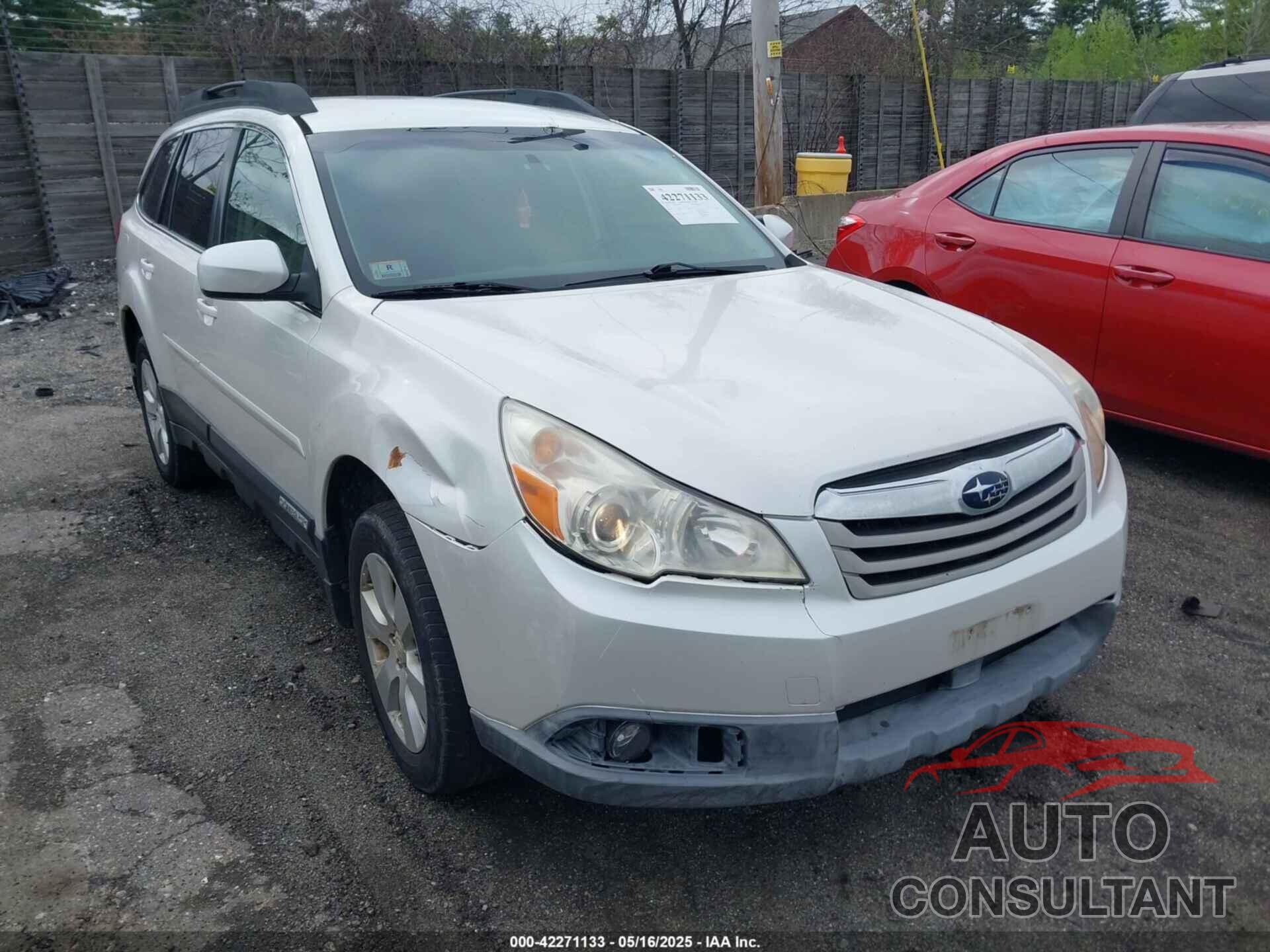 SUBARU OUTBACK 2012 - 4S4BRBCC4C3242658