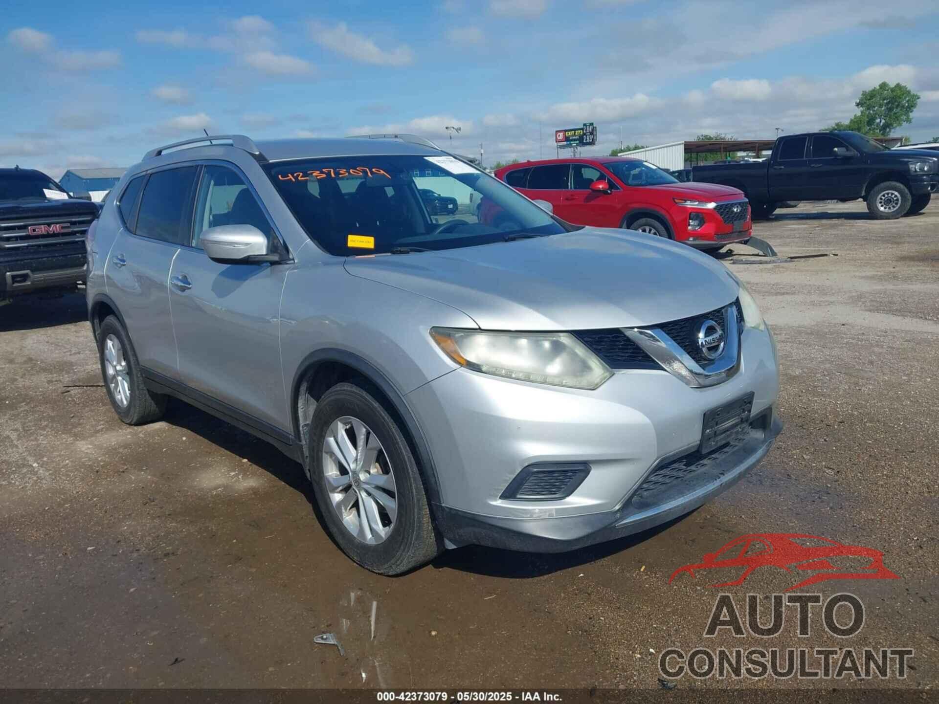 NISSAN ROGUE 2015 - KNMAT2MV0FP547606