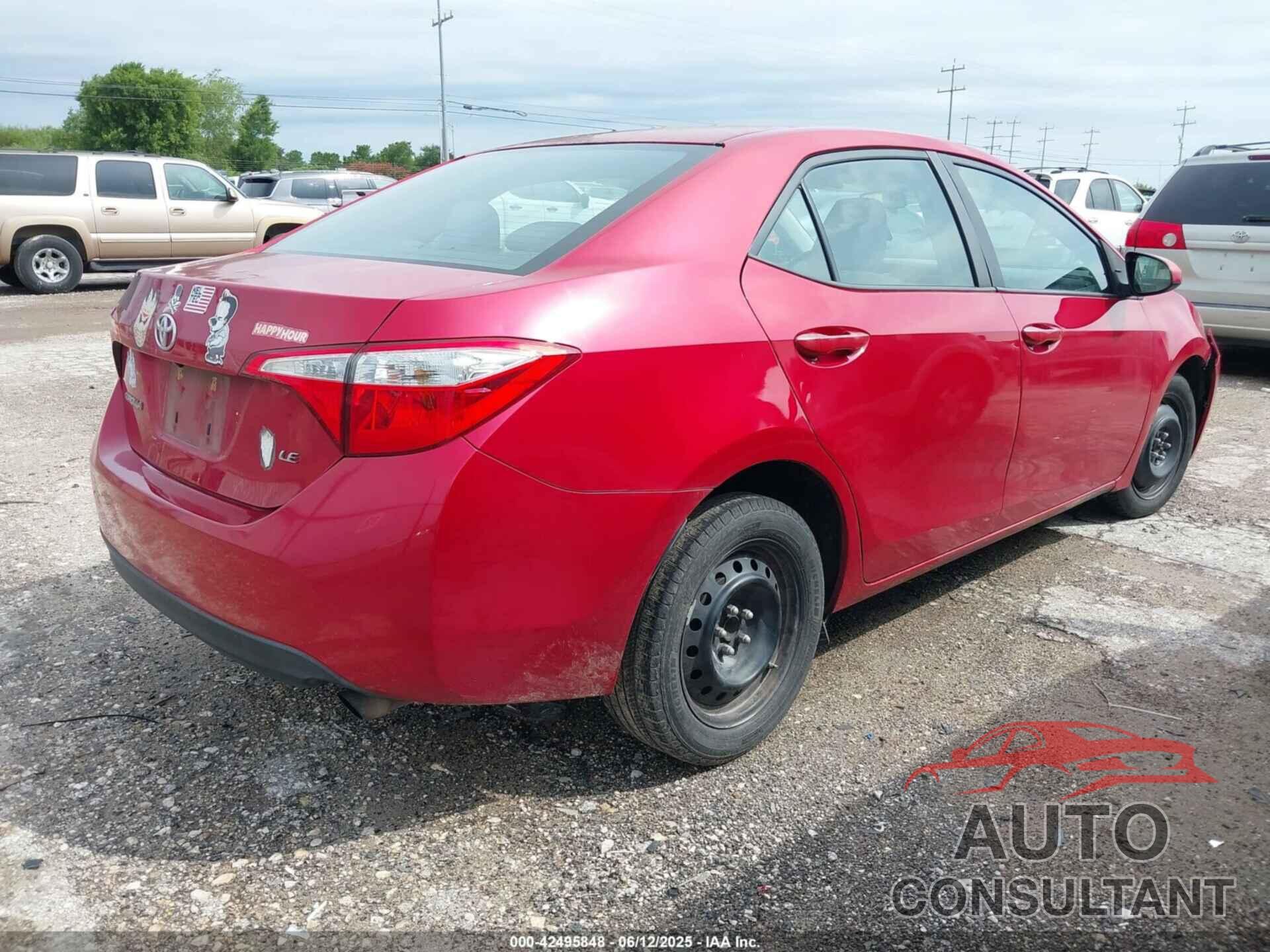 TOYOTA COROLLA 2015 - 2T1BURHE5FC471934