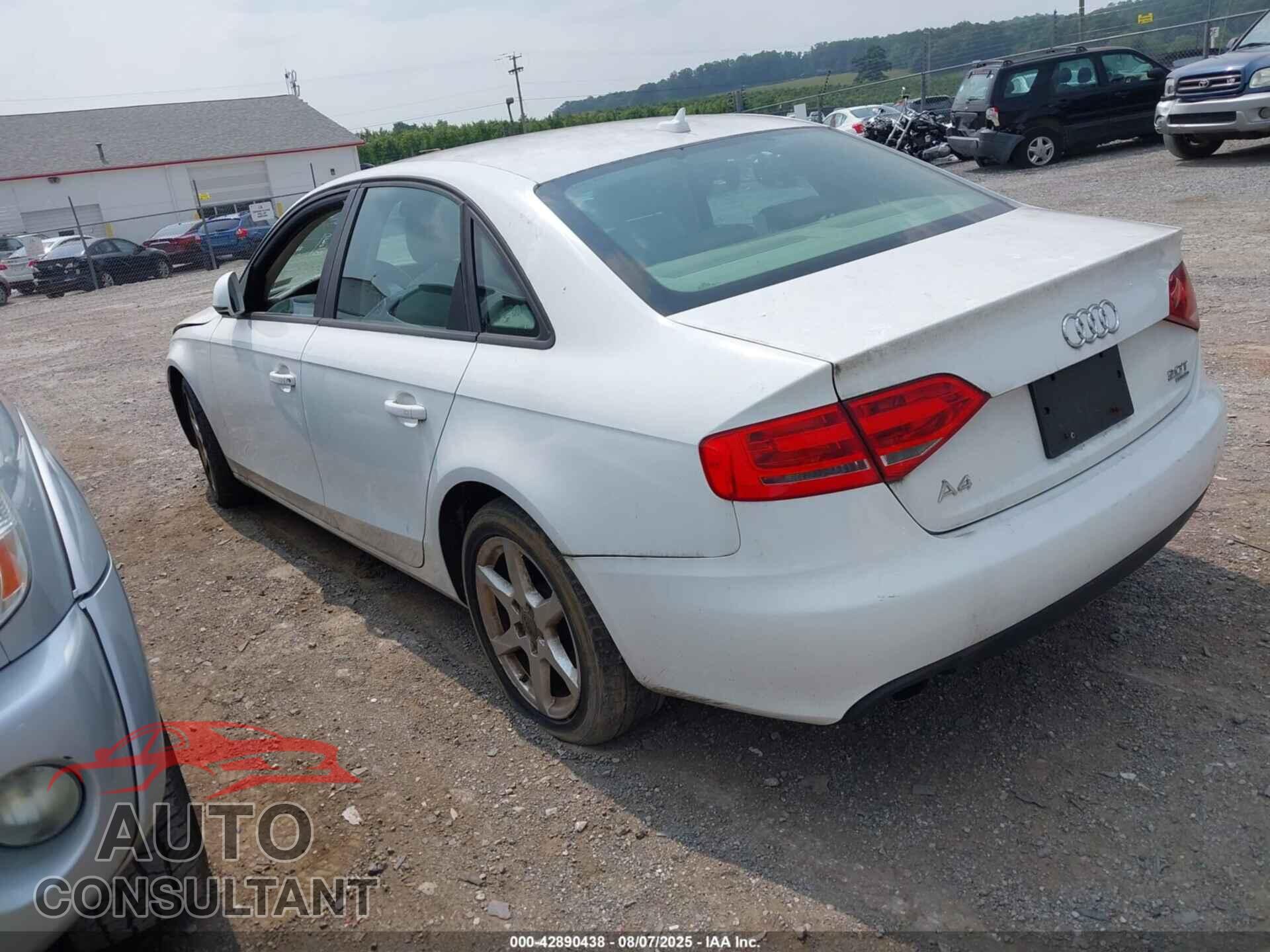 AUDI A4 2009 - WAULF78K59A135389