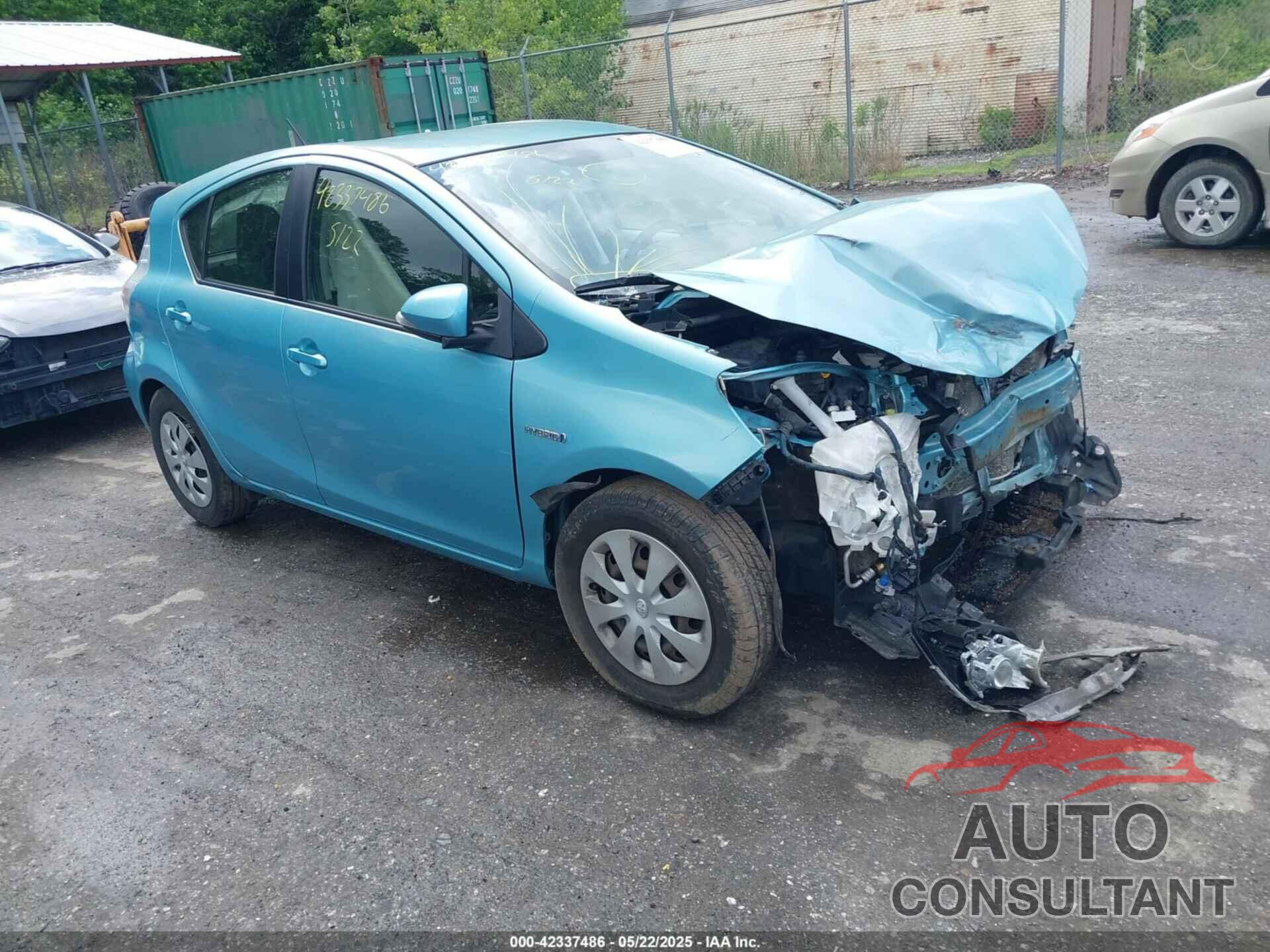 TOYOTA PRIUS C 2013 - JTDKDTB36D1048348