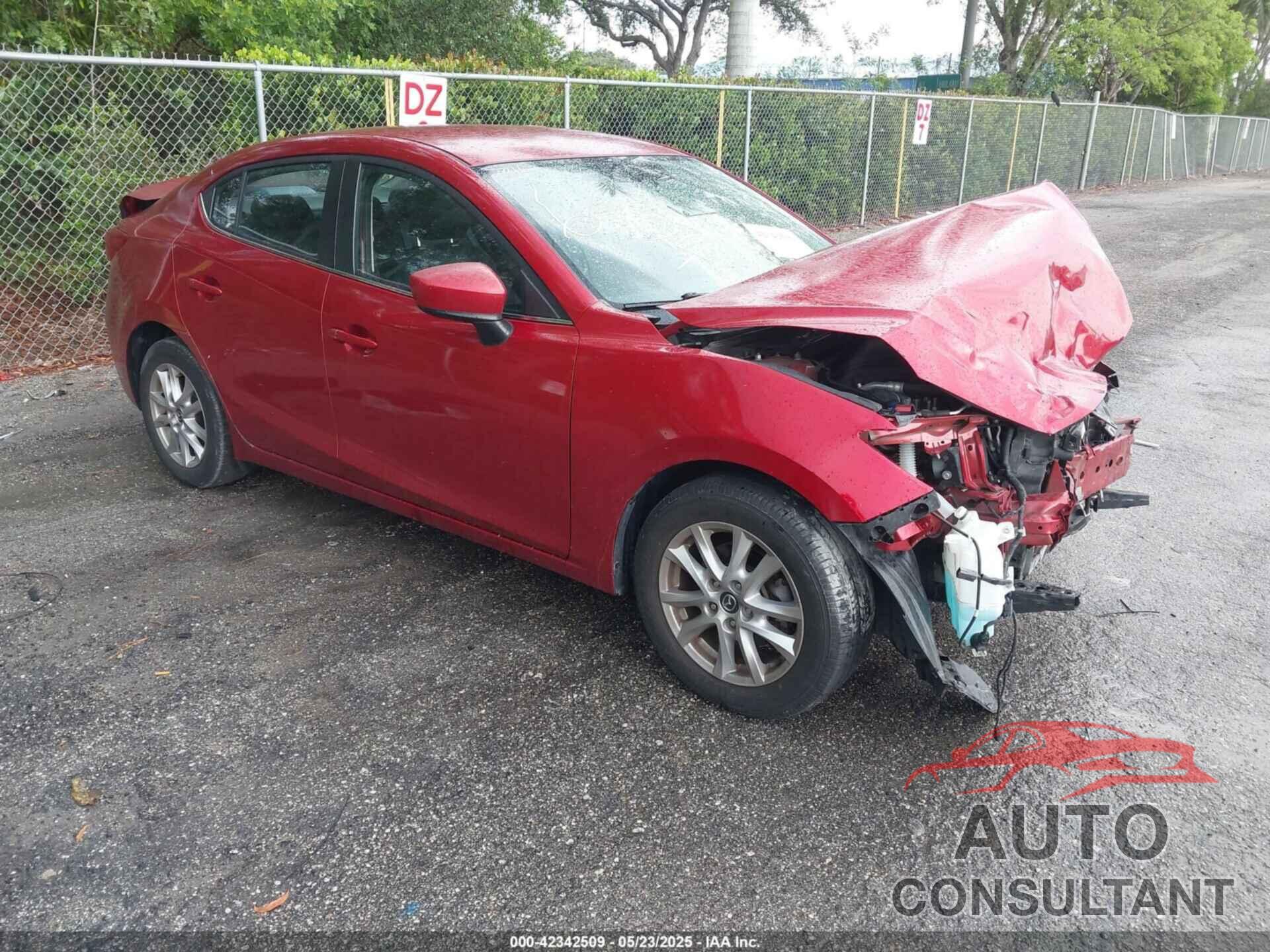 MAZDA MAZDA3 2016 - JM1BM1U73G1313204