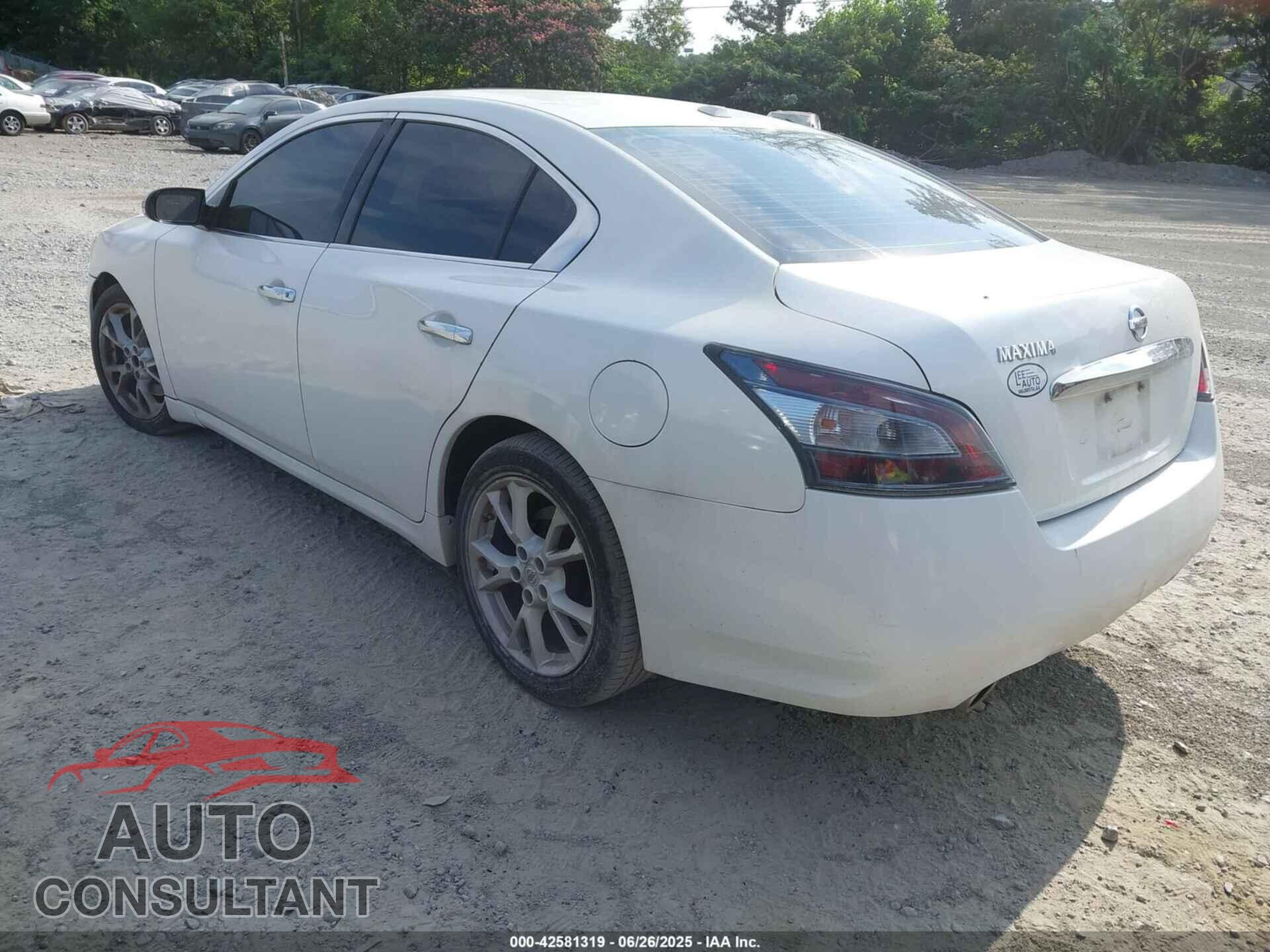 NISSAN MAXIMA 2012 - 1N4AA5AP7CC801902