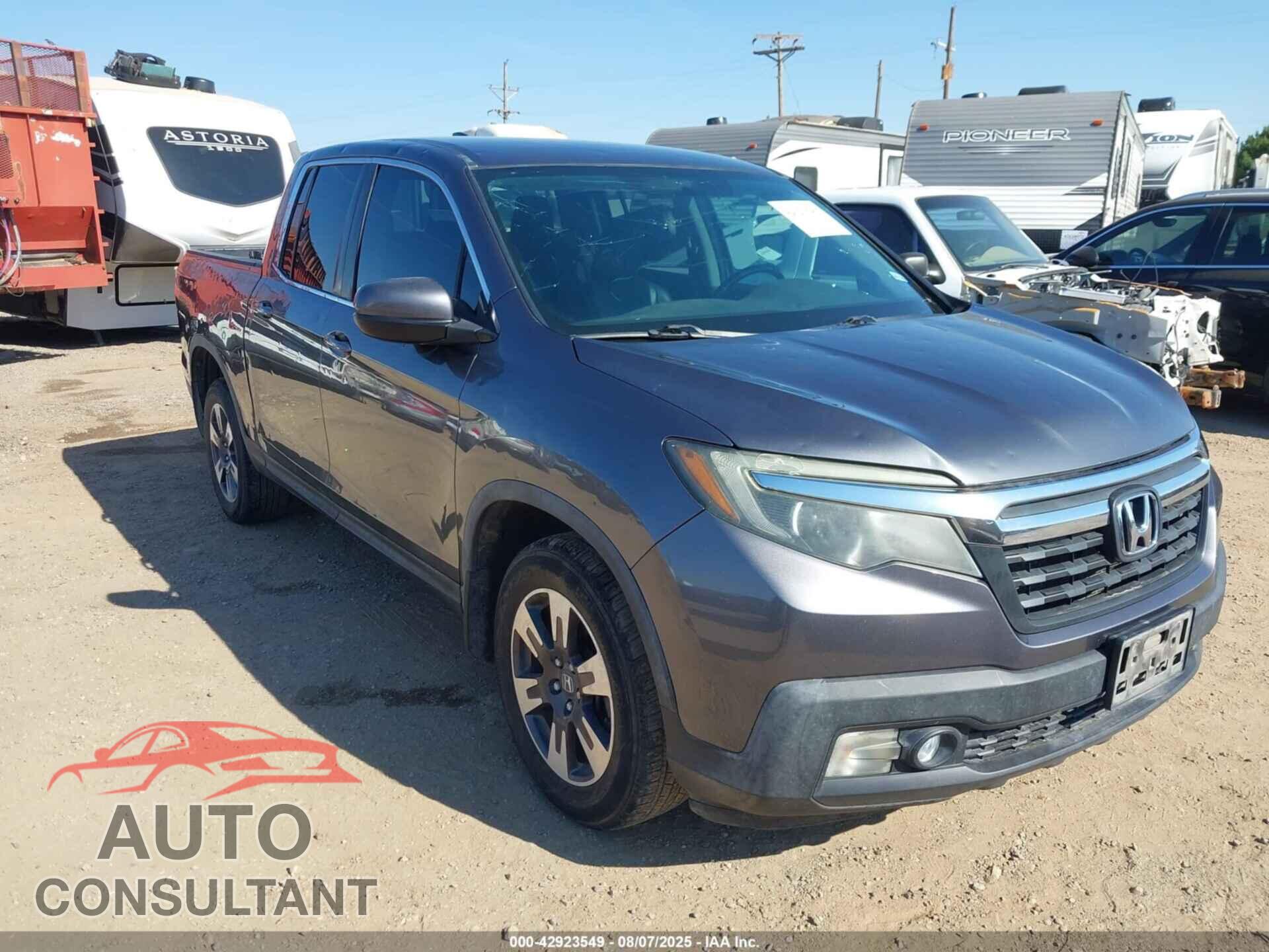 HONDA RIDGELINE 2017 - 5FPYK3F54HB015820