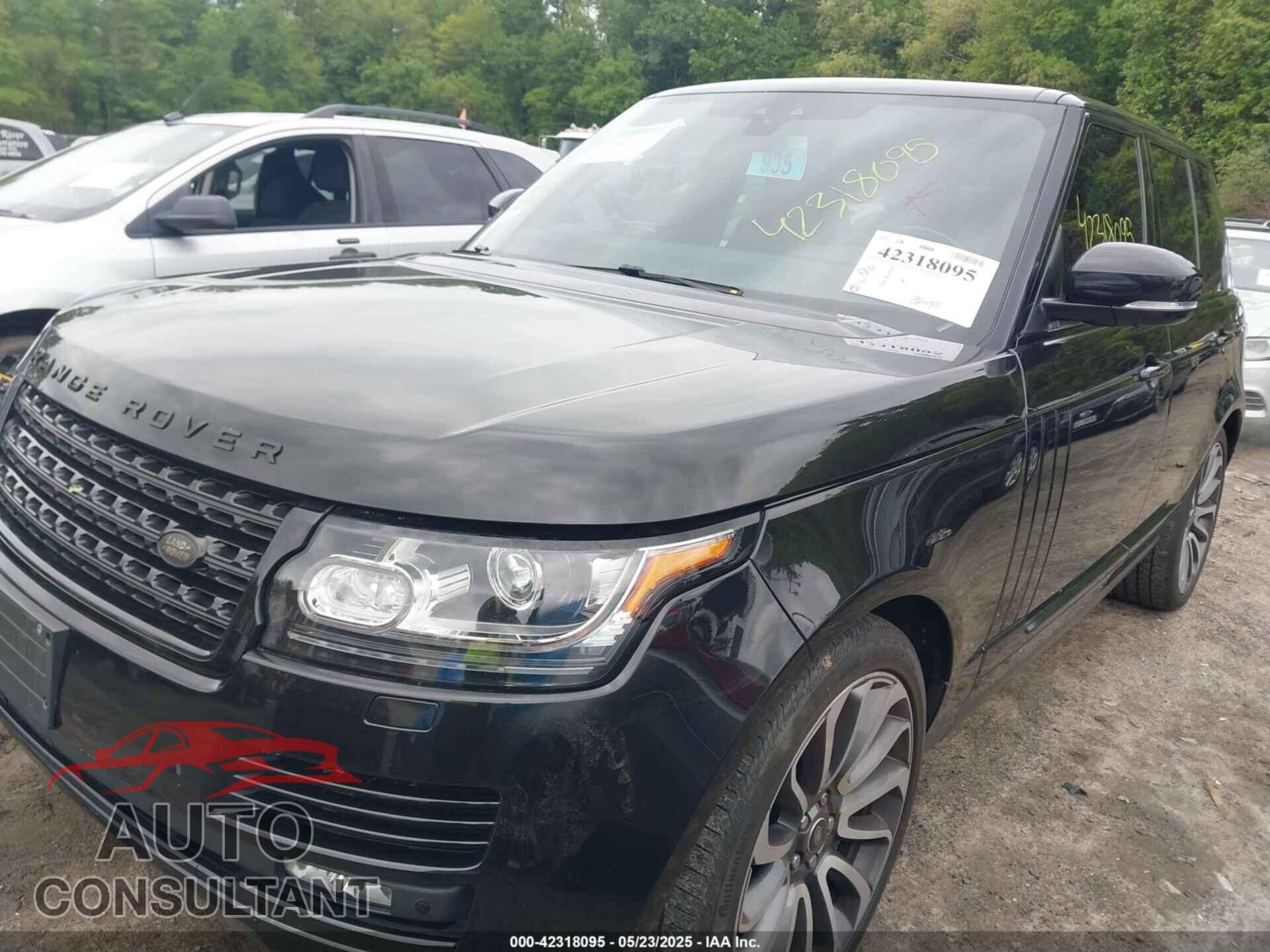LAND ROVER RANGE ROVER 2017 - SALGS2FE3HA322802