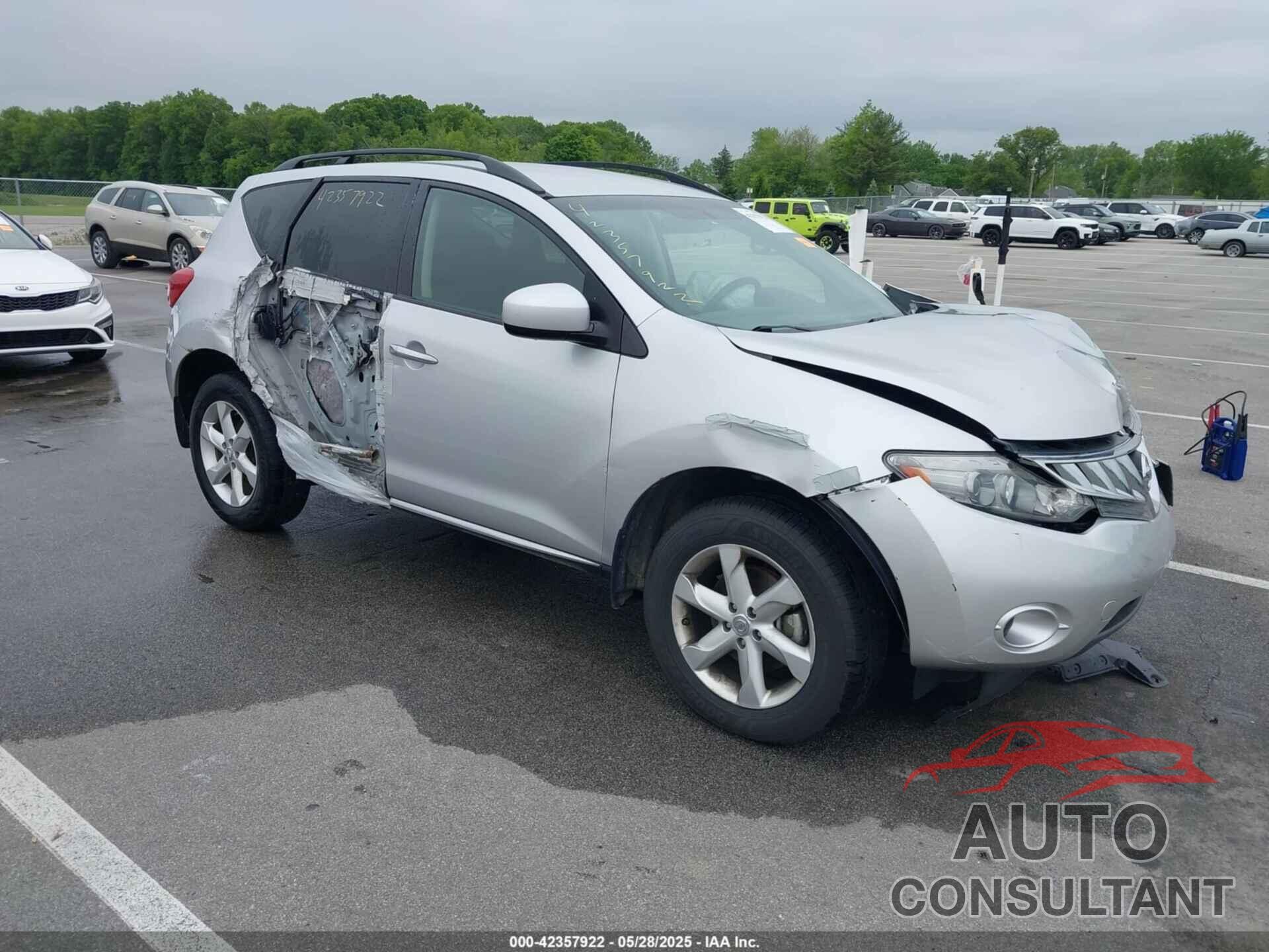 NISSAN MURANO 2009 - JN8AZ18W79W210571