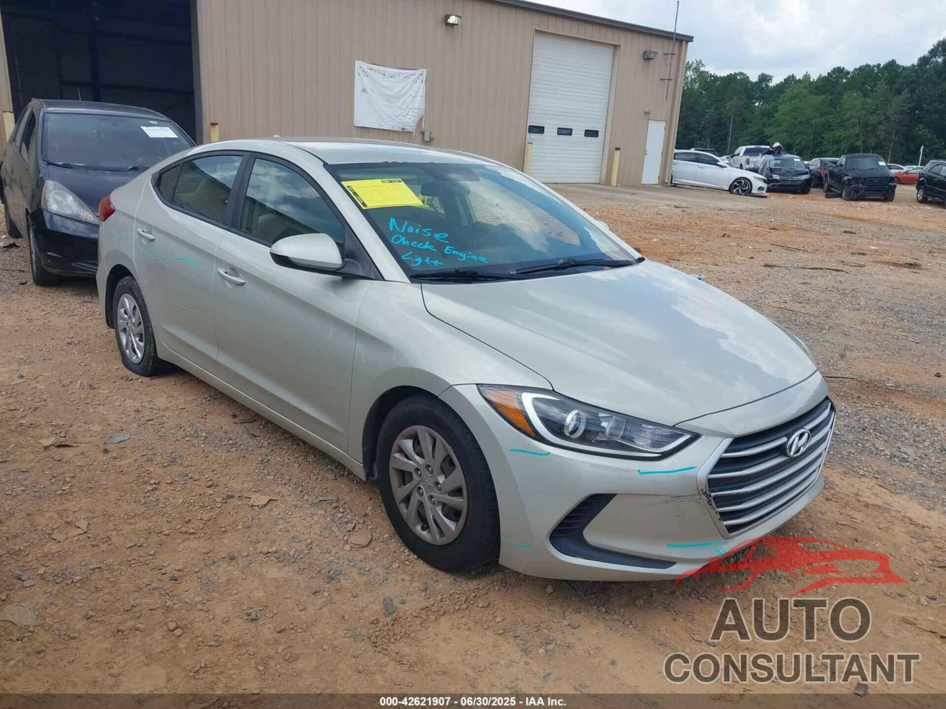 HYUNDAI ELANTRA 2017 - 5NPD74LF2HH141249