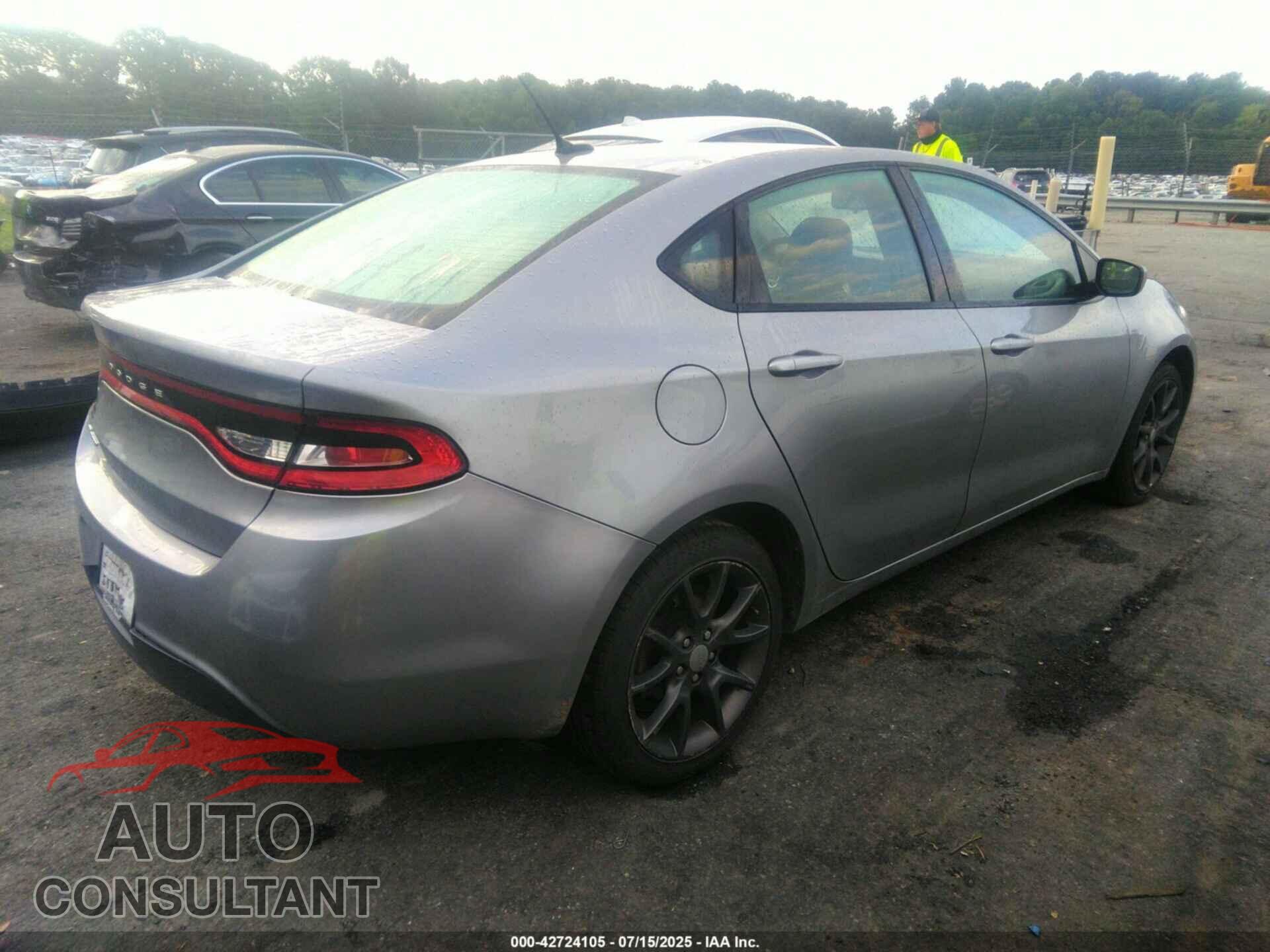 DODGE DART 2015 - 1C3CDFAA6FD391866