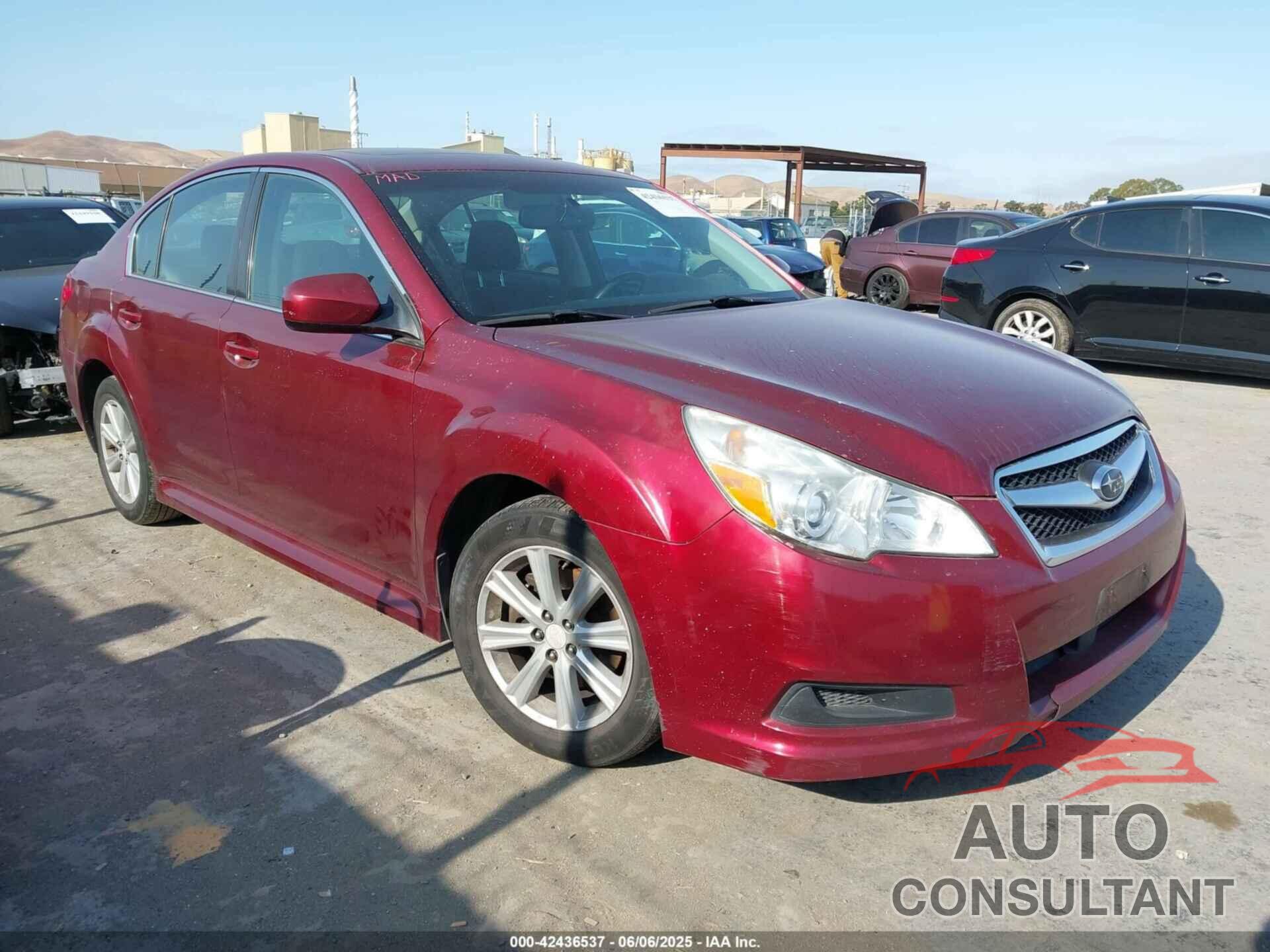 SUBARU LEGACY 2010 - 4S3BMBG66A3212470