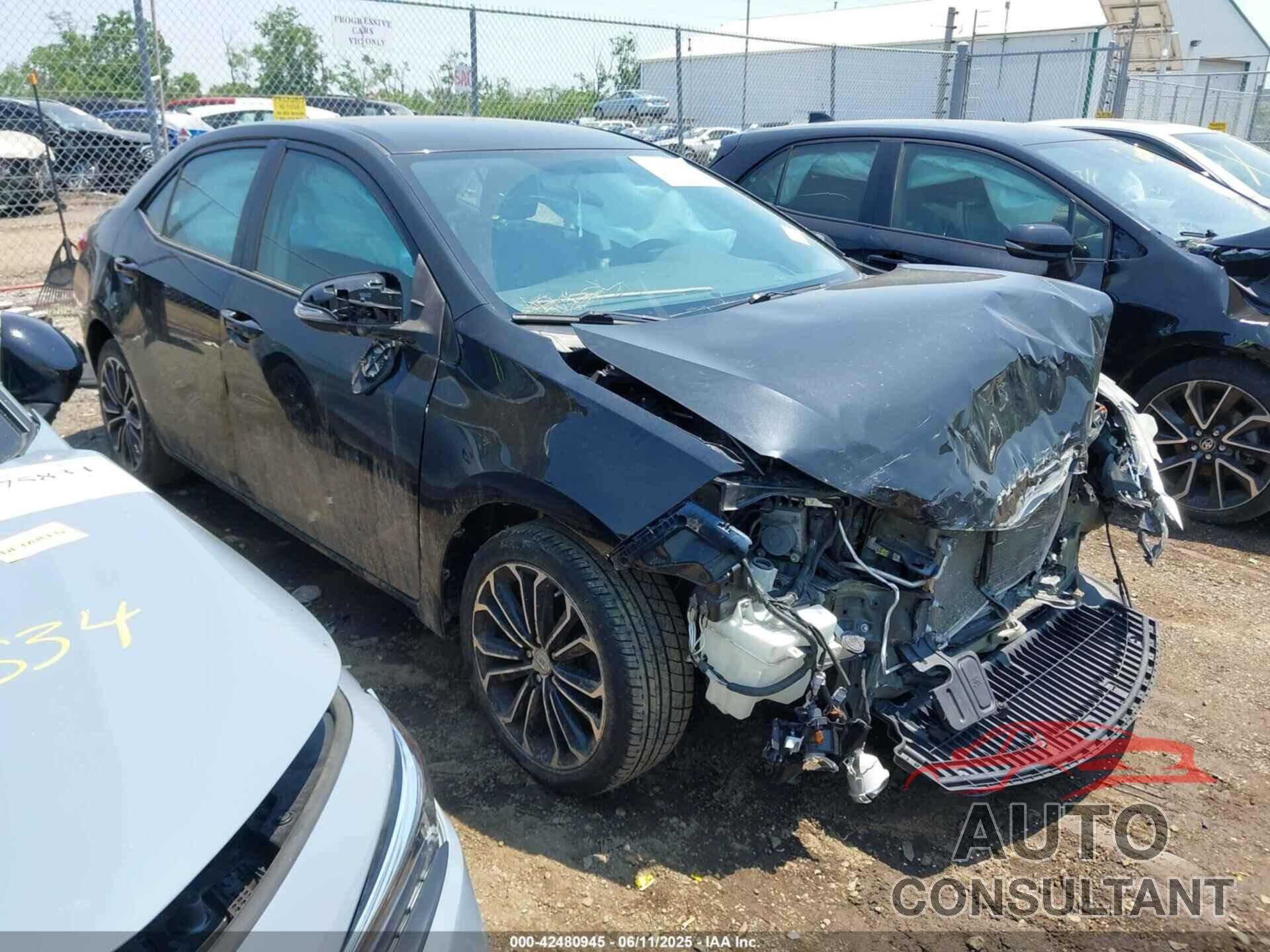 TOYOTA COROLLA 2015 - 2T1BURHE2FC336281