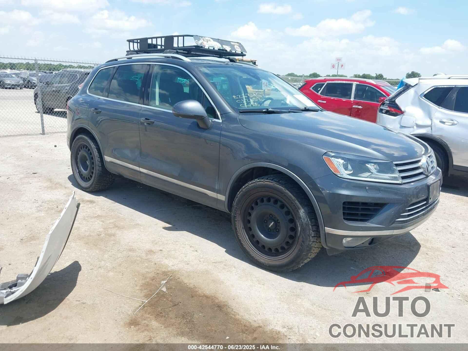 VOLKSWAGEN TOUAREG 2016 - WVGEF9BP4GD012802