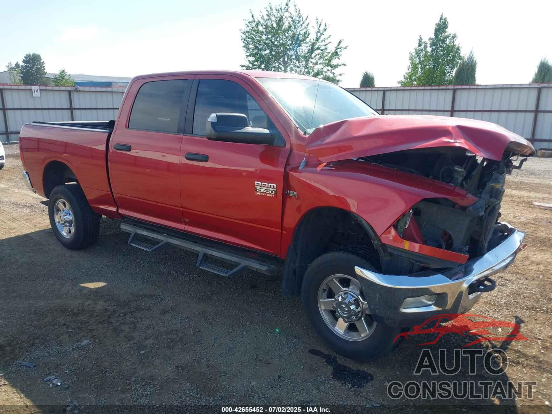 DODGE RAM 2500 2010 - 3D7TT2CT8AG178537