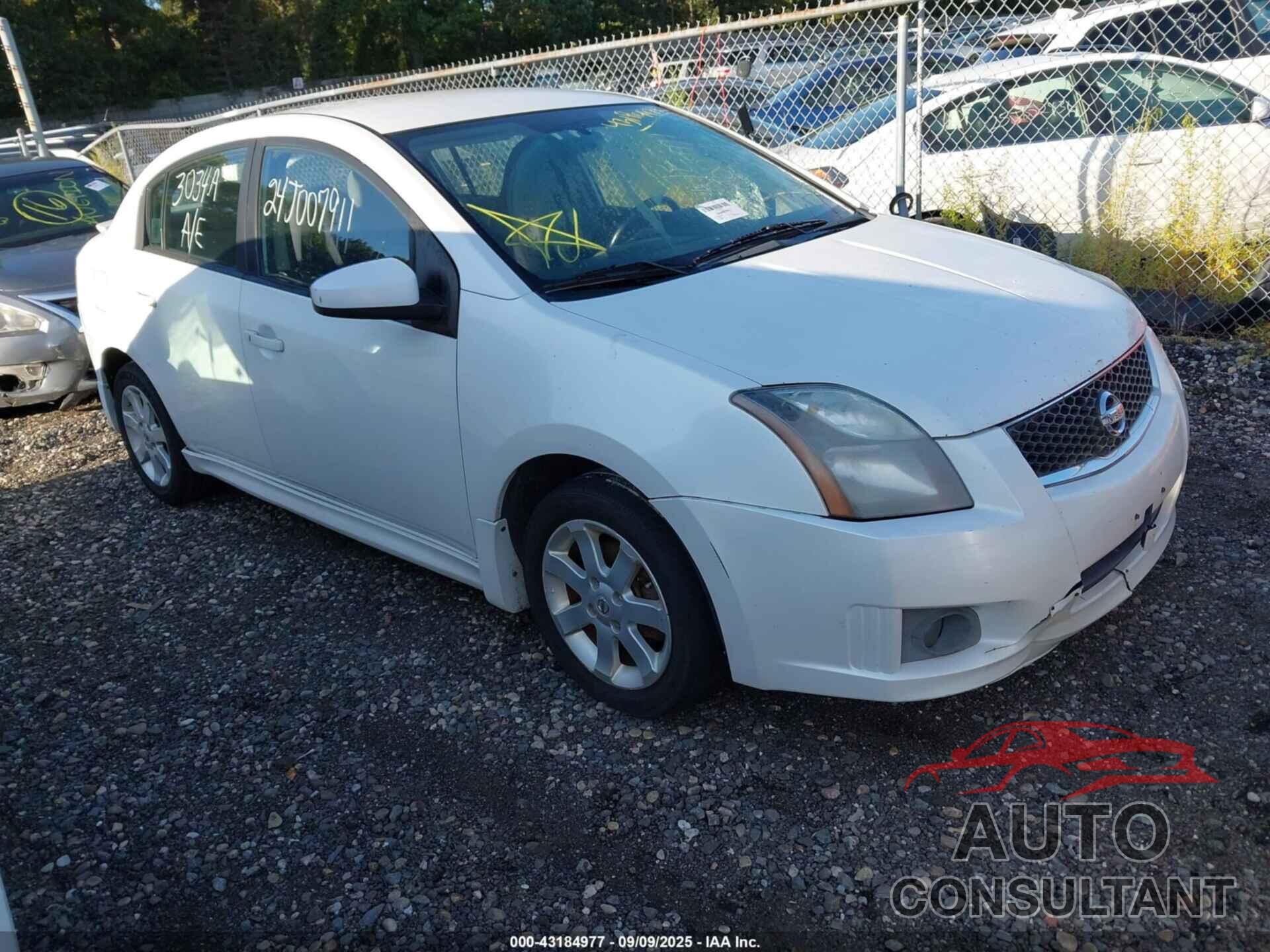 NISSAN SENTRA 2011 - 3N1AB6AP6BL617697