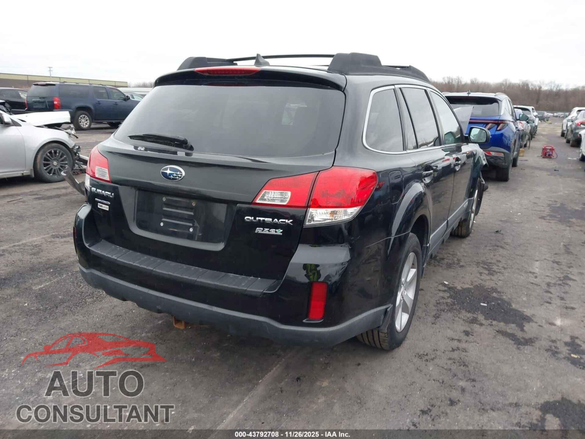 SUBARU OUTBACK 2014 - 4S4BRBLC8E3216681