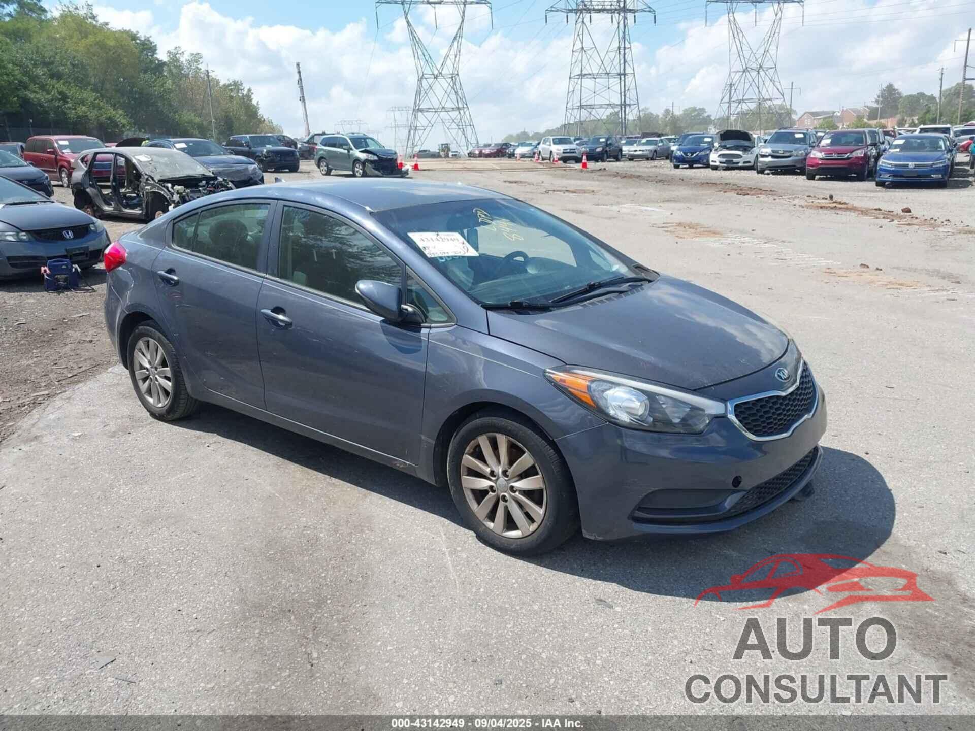 KIA FORTE 2014 - KNAFX4A61E5148441