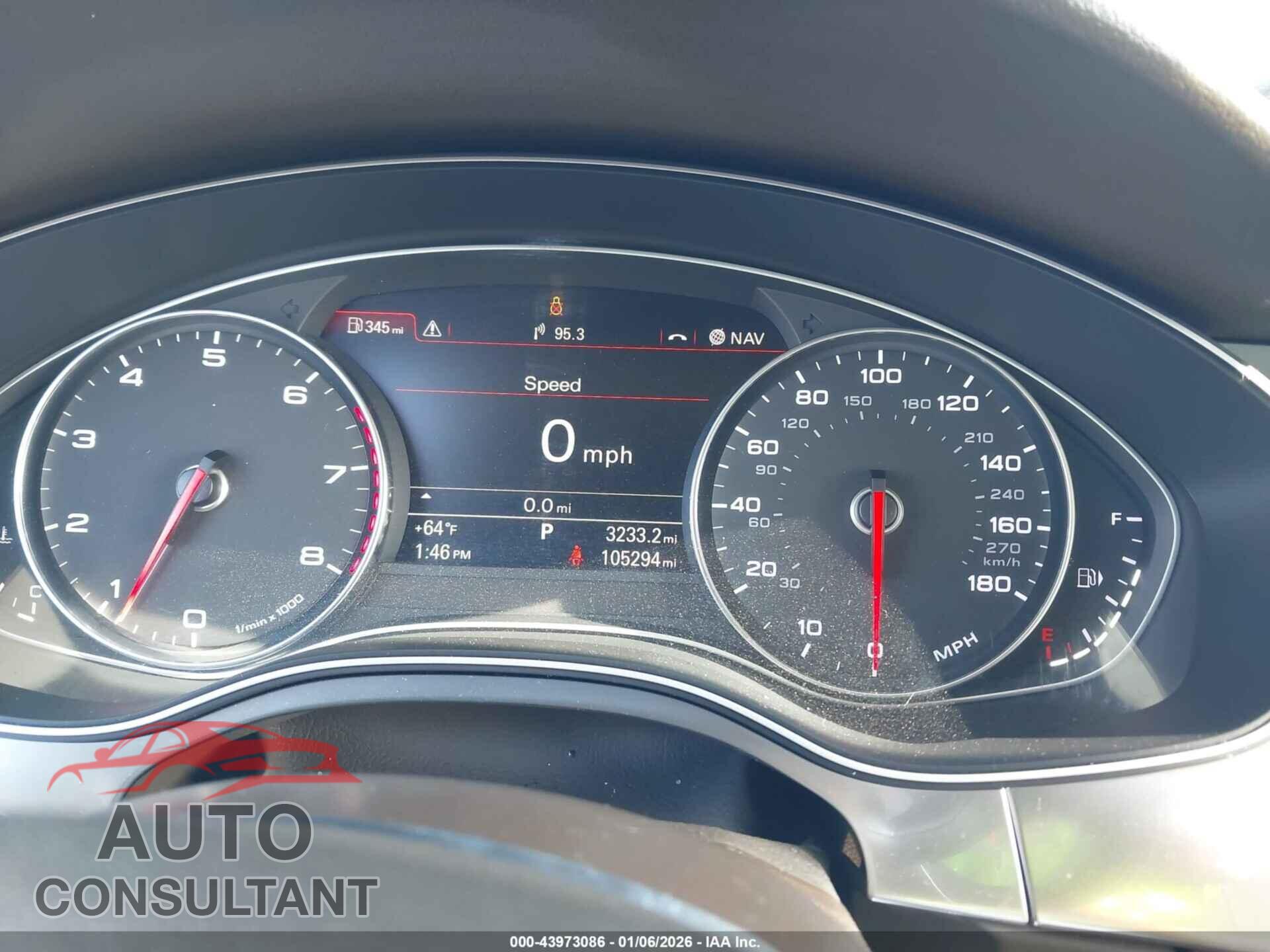AUDI A6 2013 - WAUJGBFC5DN090135